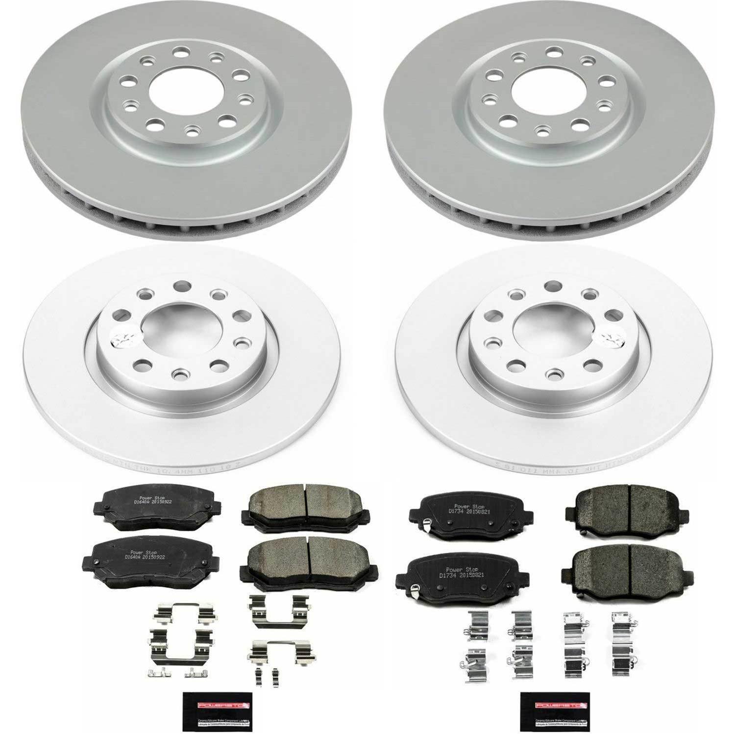 Power Stop 15-17 Chrysler 200 Front & Rear Z17 Evolution Geomet Coated Brake Kit (1x psbCRK6543, 1x psbCRK6372) thumbnail 4