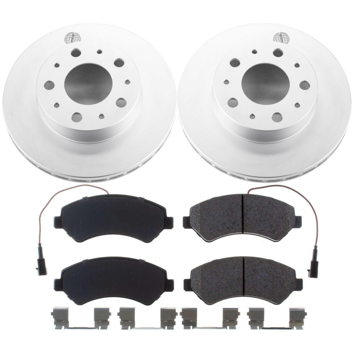 Power Stop 14-19 Ram ProMaster 1500 Front & Rear Z17 Evolution Geomet Coated Brake Kit (1x psbCRK7306, 1x psbCRK7310) thumbnail 8