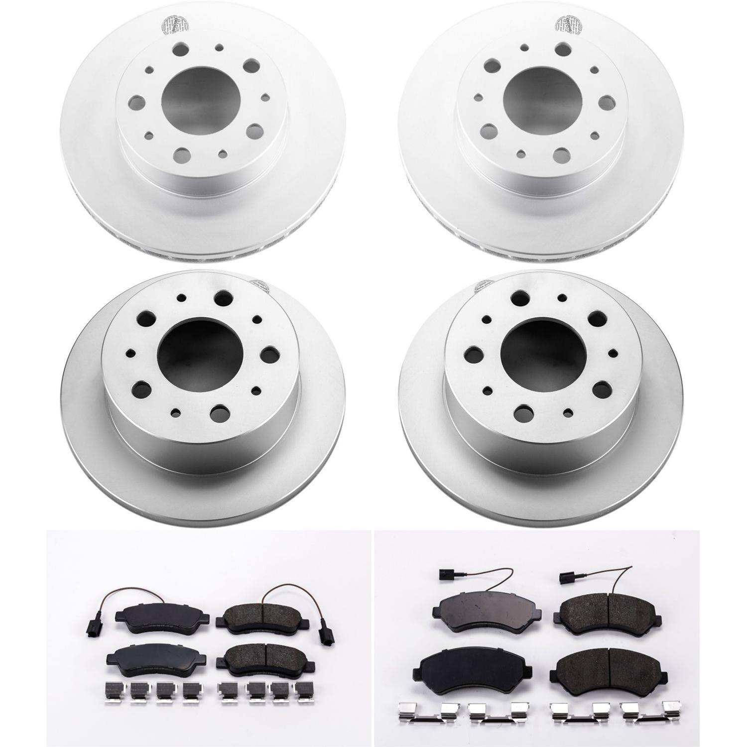 Power Stop 14-19 Ram ProMaster 1500 Front & Rear Z17 Evolution Geomet Coated Brake Kit (1x psbCRK7306, 1x psbCRK7310) thumbnail 7