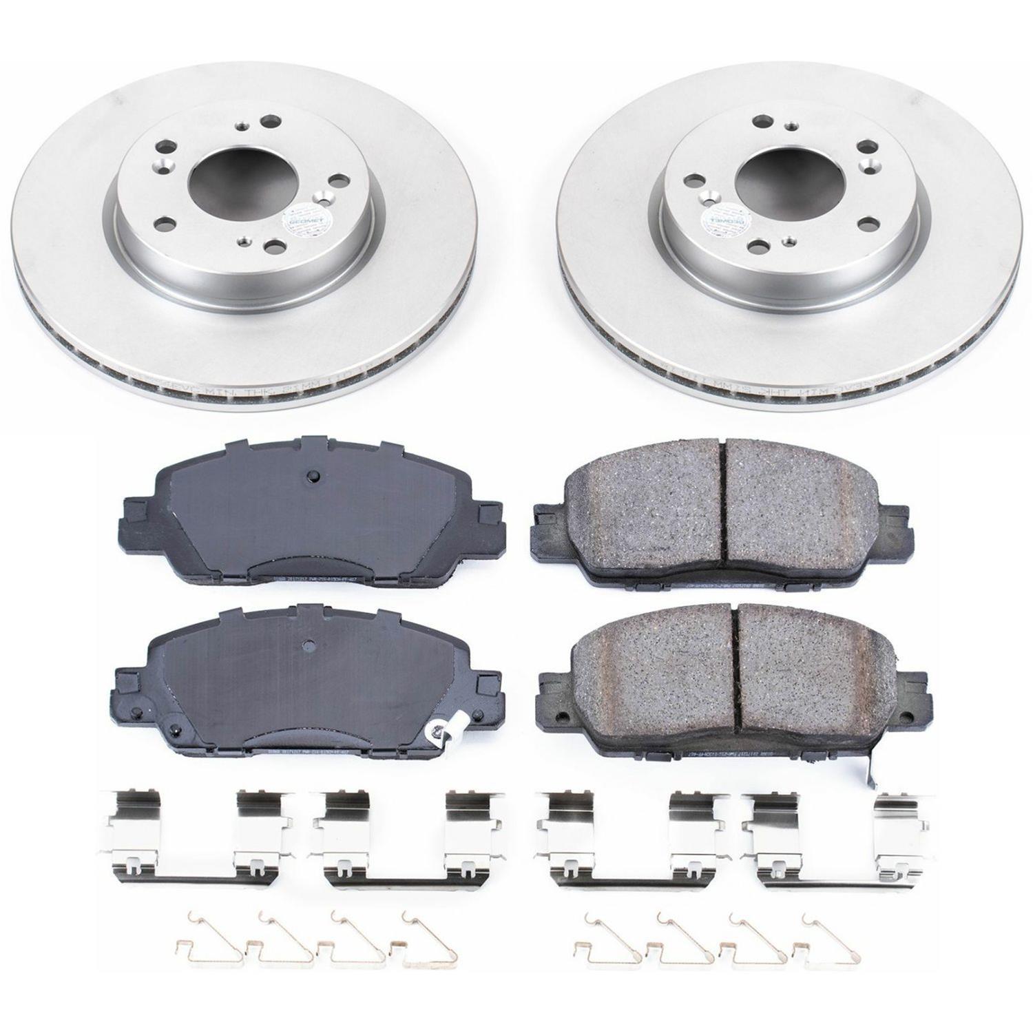 PowerStop CRK7345 PowerStop Z17 Evolution Plus GEOMET Coated Brake