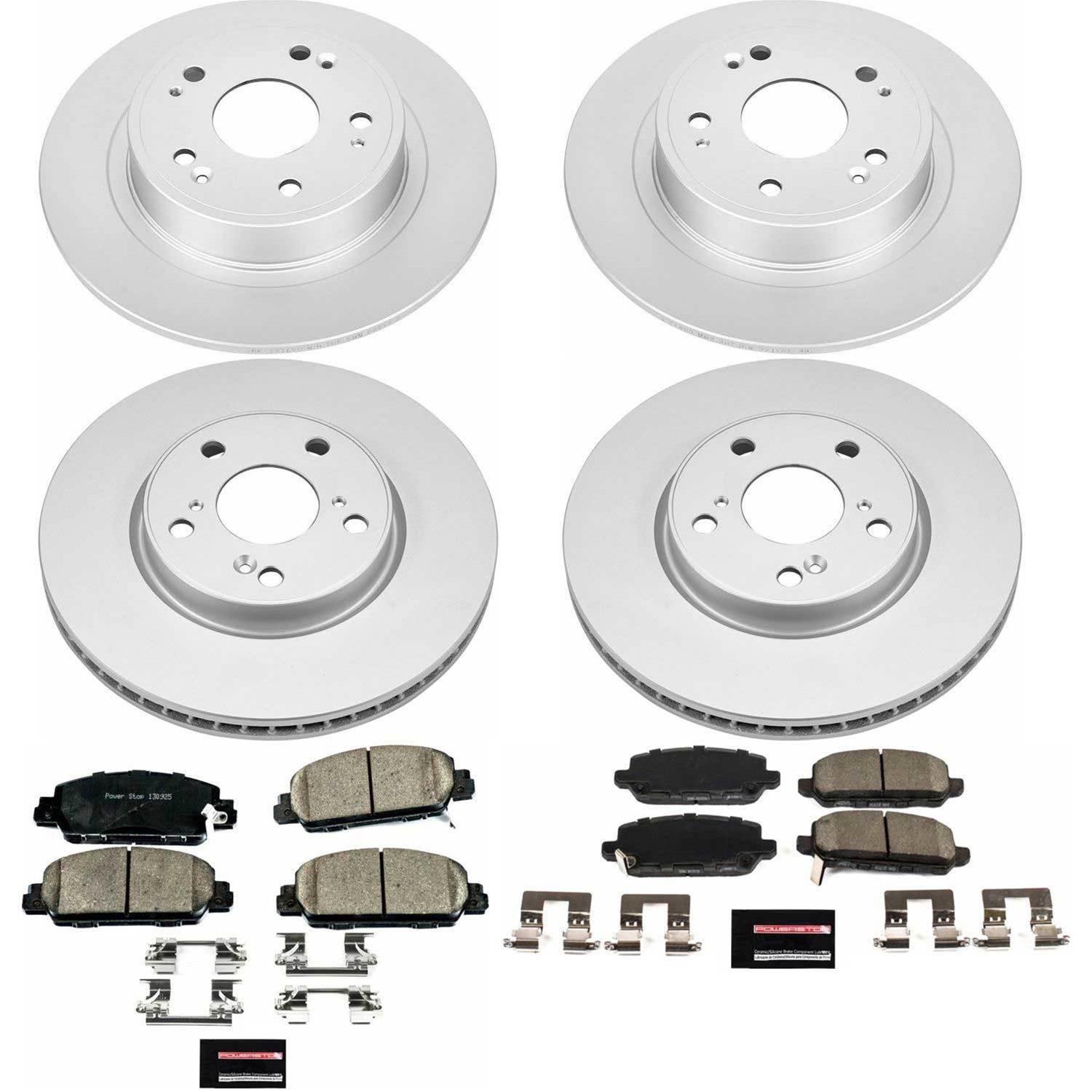 Power Stop 16-18 Honda HR-V Front & Rear Z17 Evolution Geomet Coated Brake Kit (1x psbCRK6777, 1x psbCRK7340) thumbnail 4