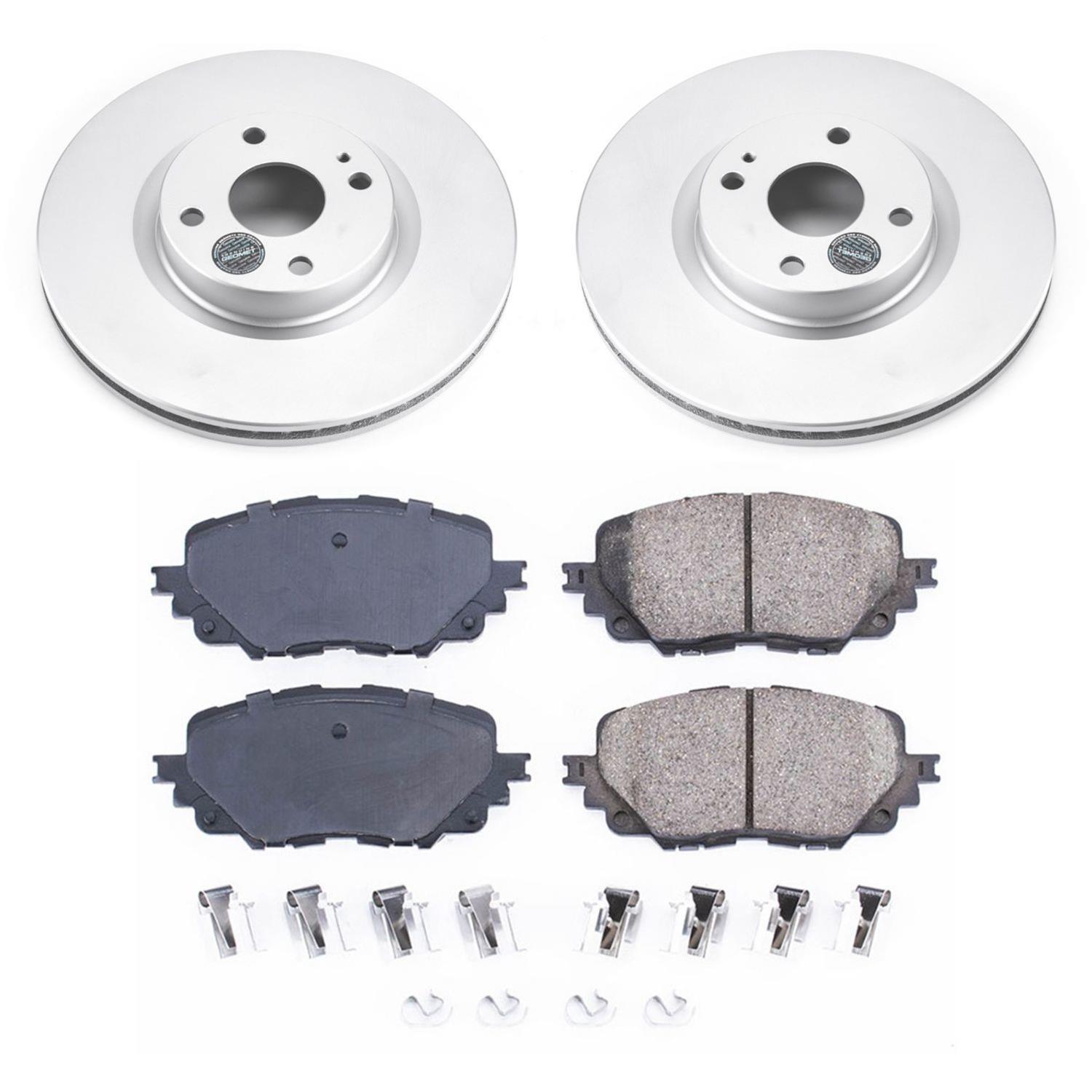 Power Stop 17-19 Fiat 124 Spider Front & Rear Z17 Evolution Geomet Coated Brake Kit (1x psbCRK7362, 1x psbCRK7358) thumbnail 4