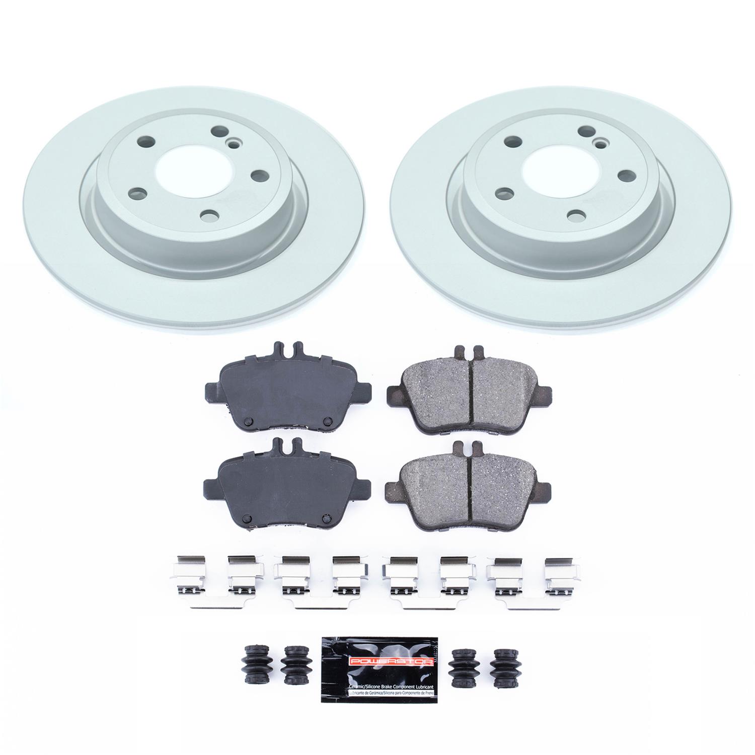 Power Stop 17-19 Infiniti QX30 Front & Rear Z17 Evolution Geomet Coated Brake Kit (1x psbCRK7377, 1x psbCRK7674) thumbnail 6