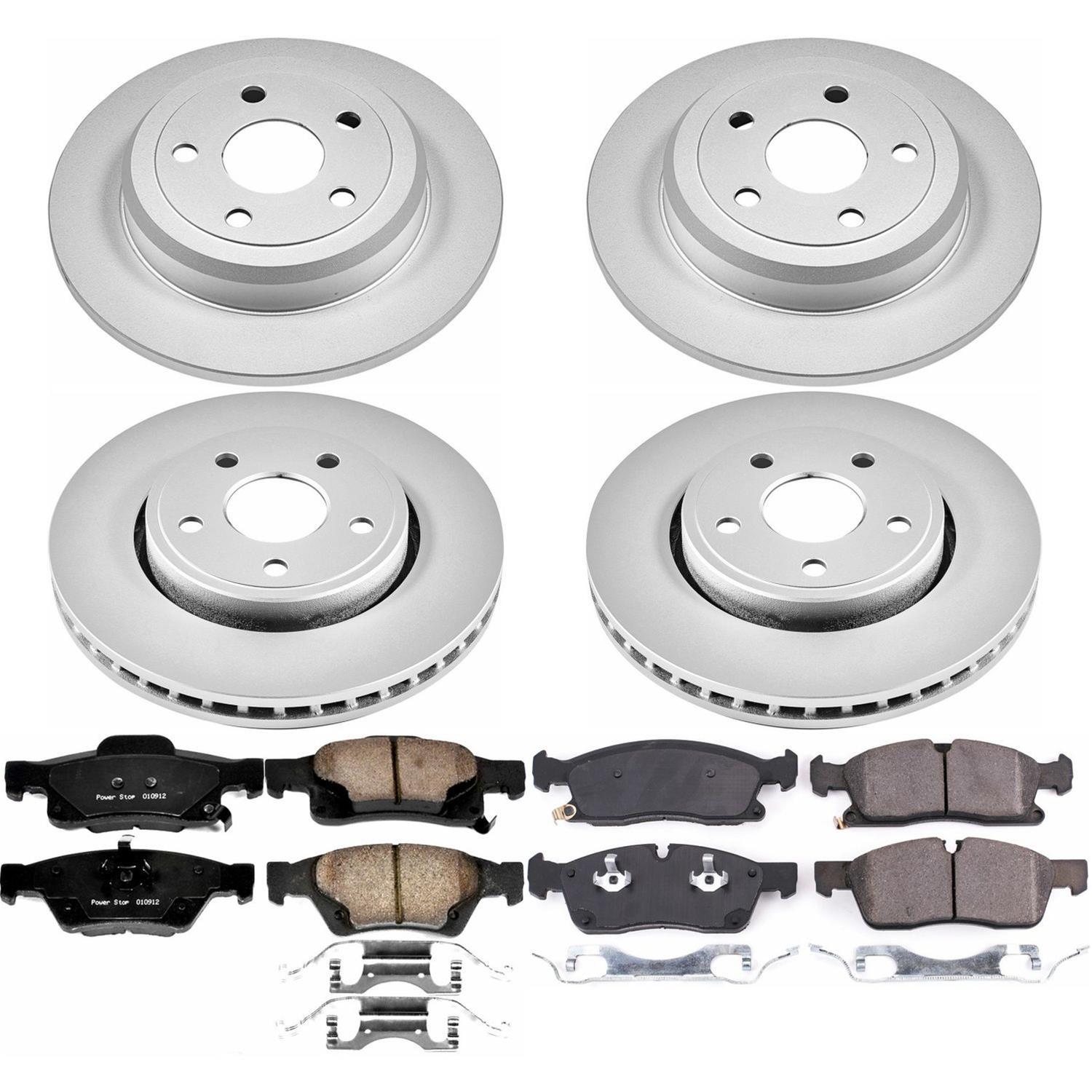 PowerStop CRK7413 PowerStop Z17 Evolution Plus GEOMET Coated Brake
