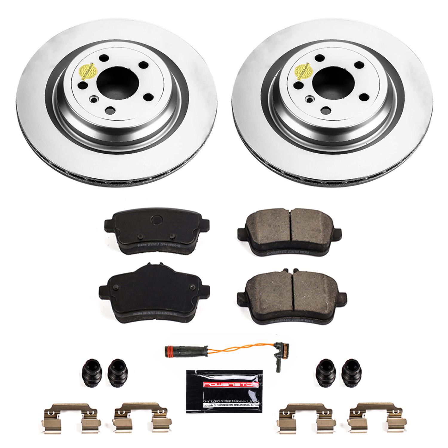 Power Stop 2016 Mercedes-Benz GLE300d Front & Rear Z23 Evolution Sport Coated Brake Kit (1x psbCRK6883, 1x psbCRK7438) thumbnail 6