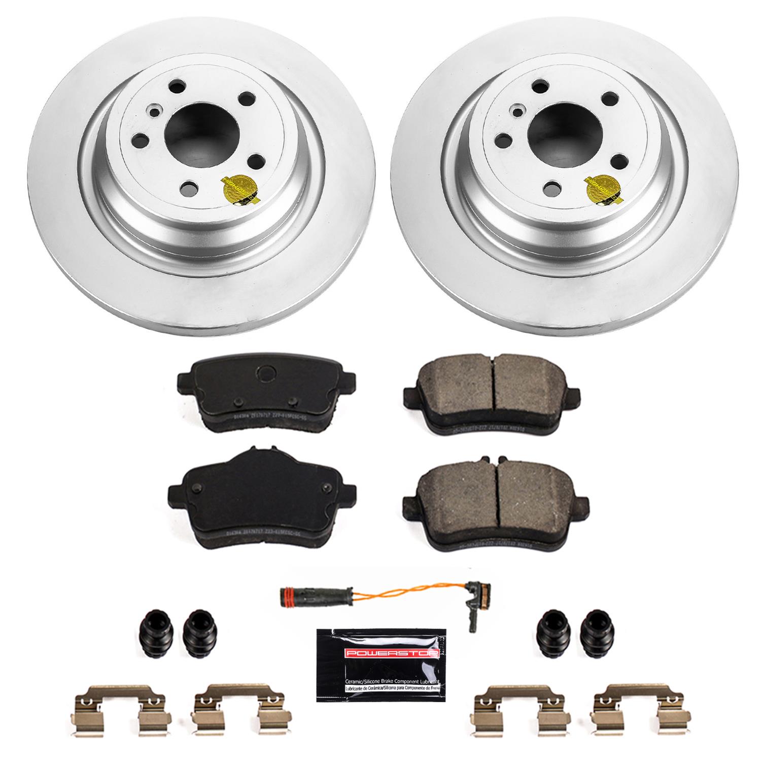 Power Stop 2016 Mercedes-Benz GLE300d Front & Rear Z23 Evolution Sport Coated Brake Kit (1x psbCRK6897, 1x psbCRK7440) thumbnail 6