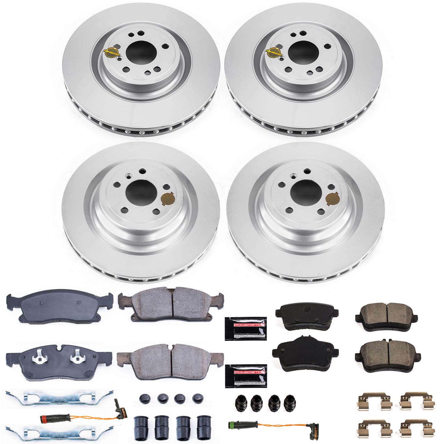 Power Stop 2017 Mercedes-Benz GLS450 Front & Rear Z23 Evolution Sport Coated Brake Kit (1x psbCRK6903, 1x psbCRK7448) thumbnail 5