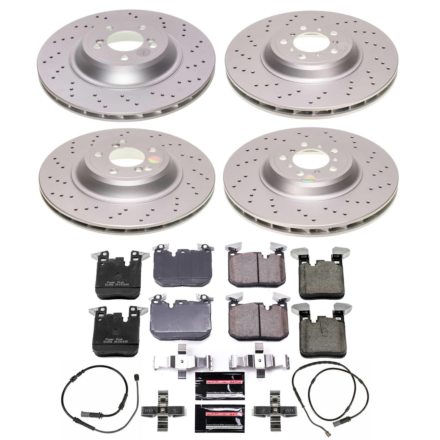 Power Stop 16-18 BMW M2 Front and Rear Z23 Coated Brake Kit (1x psbCRK7019, 1x psbCRK7446) thumbnail 4