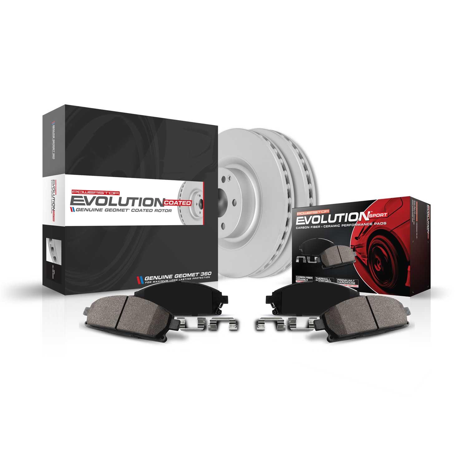 PowerStop CRK7175 PowerStop Z23 Evolution Sport GEOMET Coated