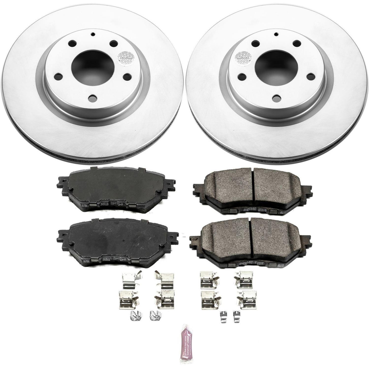 Power Stop 17-18 Mazda 3 Front & Rear Z17 Evolution Geomet Coated Brake Kit (1x psbCRK7515, 1x psbCRK7517) thumbnail 4