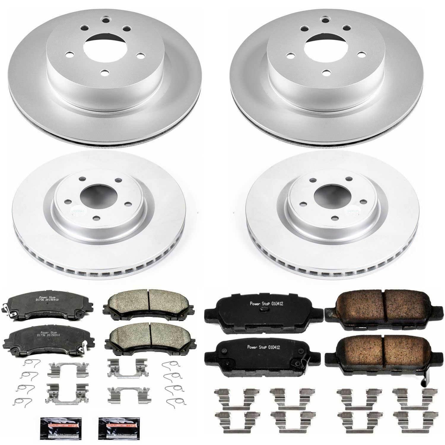 Power Stop 16-17 Infiniti QX50 Front & Rear Z17 Evolution Geomet Coated Brake Kit (1x psbCRK179, 1x psbCRK6944) thumbnail 4