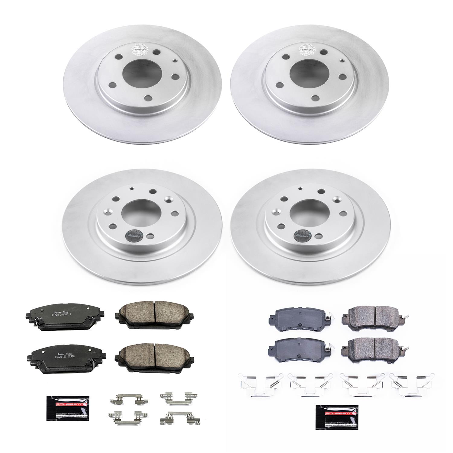Power Stop 16-18 Mazda CX-3 Front & Rear Z17 Evolution Geomet Coated Brake Kit (1x psbCRK7741, 1x psbCRK6974) thumbnail 2