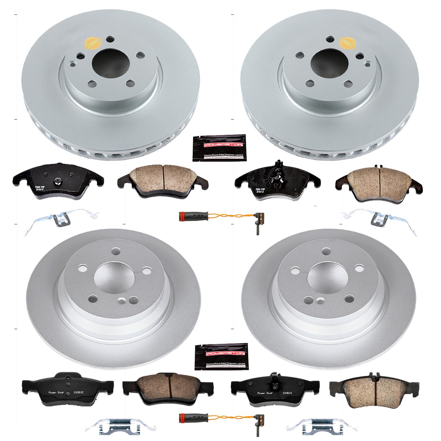 Power Stop 14-16 Mercedes-Benz E250 Front & Rear Z23 Evolution Sport Coated Brake Kit (1x psbCRK7745, 1x psbCRK5792) thumbnail 4