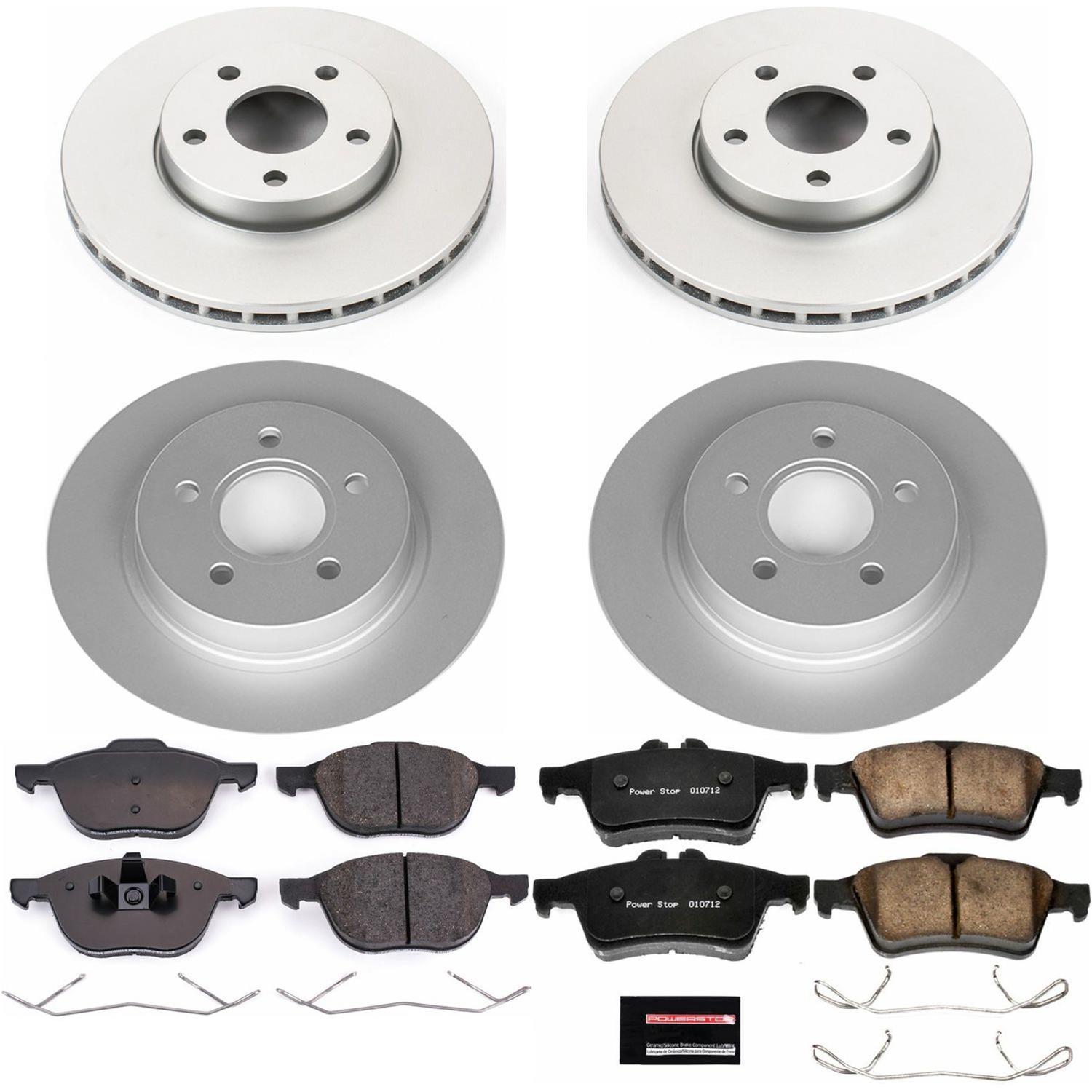 Power Stop 12-13 Volvo C30 Front & Rear Z23 Evolution Sport Coated Brake Kit (1x psbCRK4613, 1x psbCRK5976) thumbnail 4