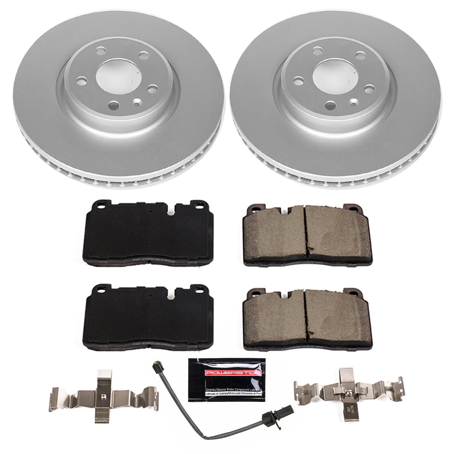 Power Stop 14-17 Audi Q5 Front & Rear Z23 Evolution Sport Coated Brake Kit (1x psbCRK7653, 1x psbCRK4745) thumbnail 6