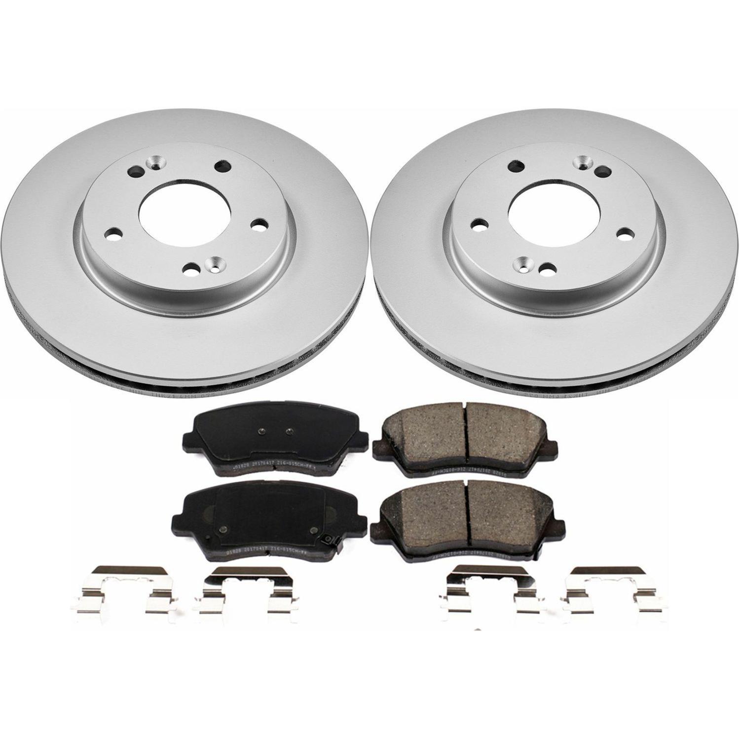 Power Stop 16-17 Hyundai Veloster Front & Rear Z17 Evolution Geomet Coated Brake Kit (1x psbCRK7672, 1x psbCRK6502) thumbnail 8