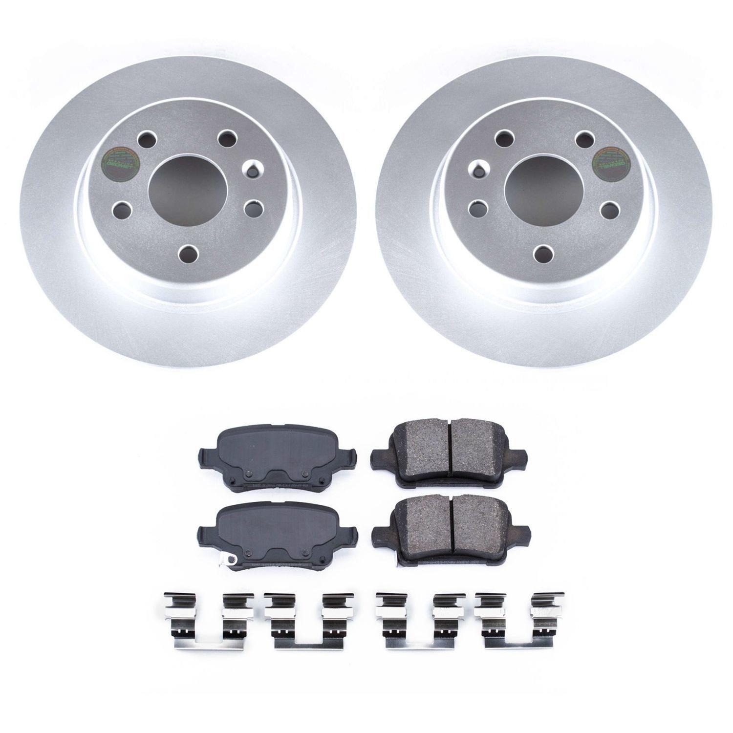 Power Stop 17-18 Chevrolet Bolt EV Front & Rear Z17 Evolution Geomet Coated Brake Kit (1x psbCRK7720, 1x psbCRK7399) thumbnail 6