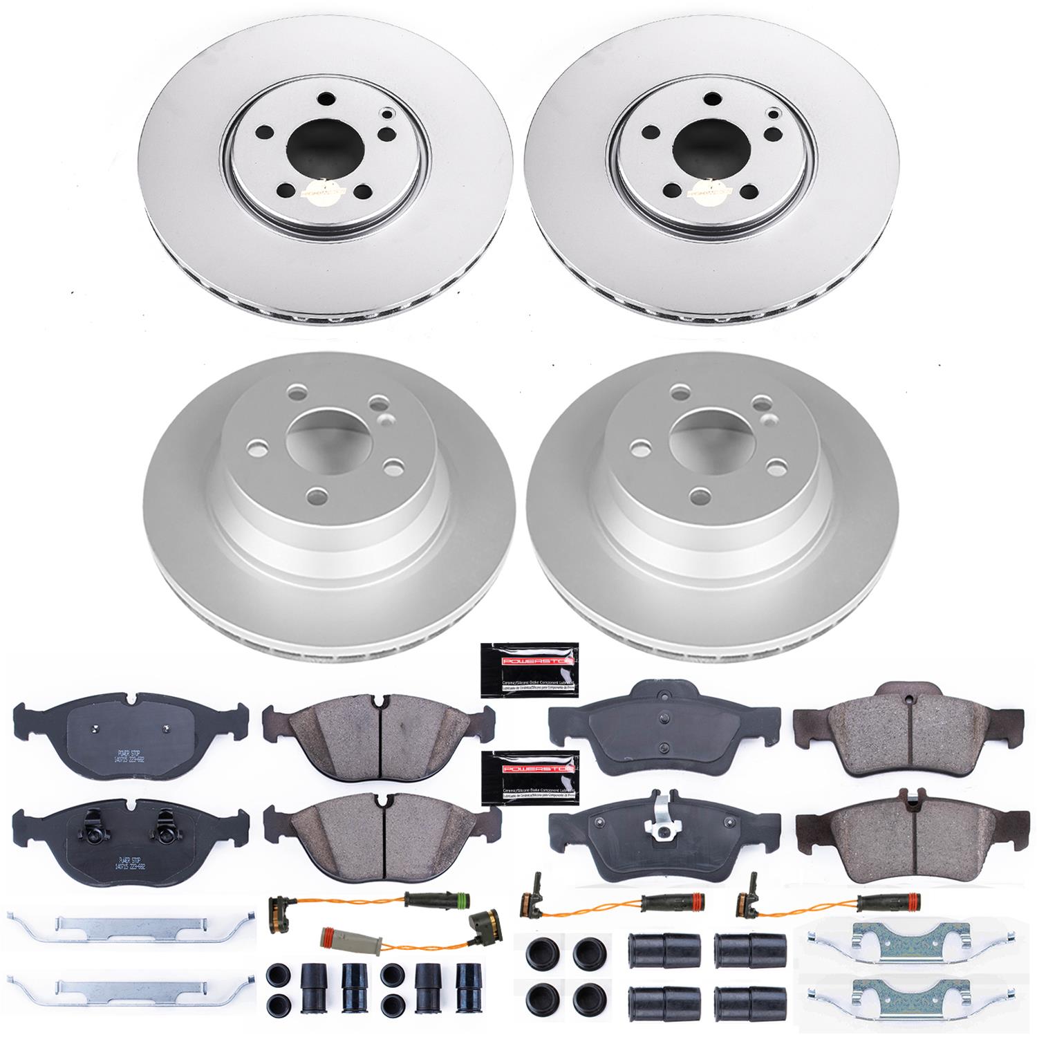 Power Stop 04-05 Mercedes-Benz E500 Front & Rear Z23 Evolution Sport Coated Brake Kit (1x psbCRK7769, 1x psbCRK5322) thumbnail 2