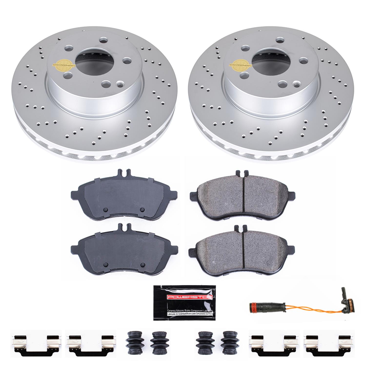 Power Stop 2015 Mercedes-Benz C250 Front & Rear Z23 Evolution Sport Coated Brake Kit (1x psbCRK7766, 1x psbCRK5625) thumbnail 5