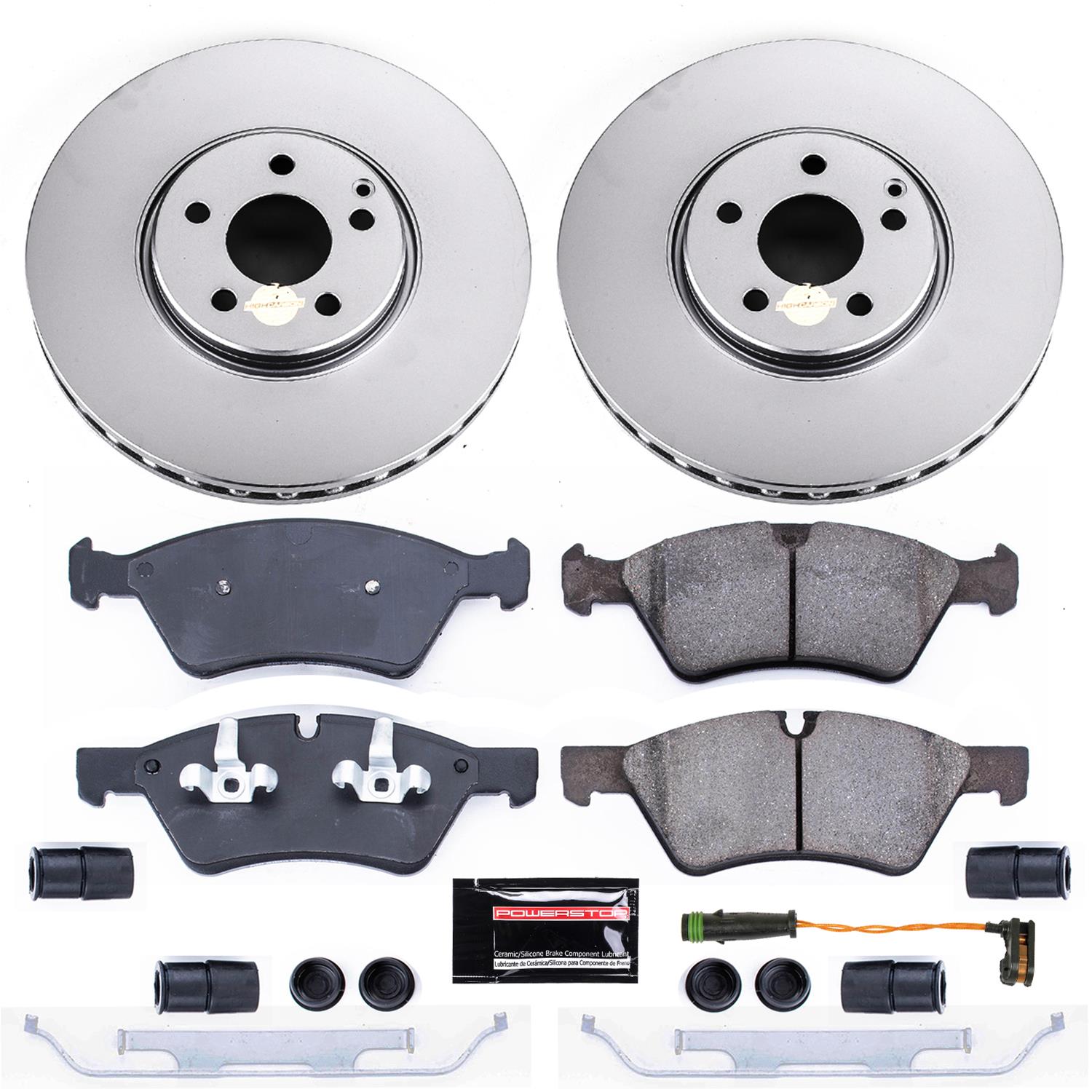 Power Stop 07-09 Mercedes-Benz E550 Front & Rear Z23 Evolution Sport Coated Brake Kit (1x psbCRK6359, 1x psbCRK7767) thumbnail 4
