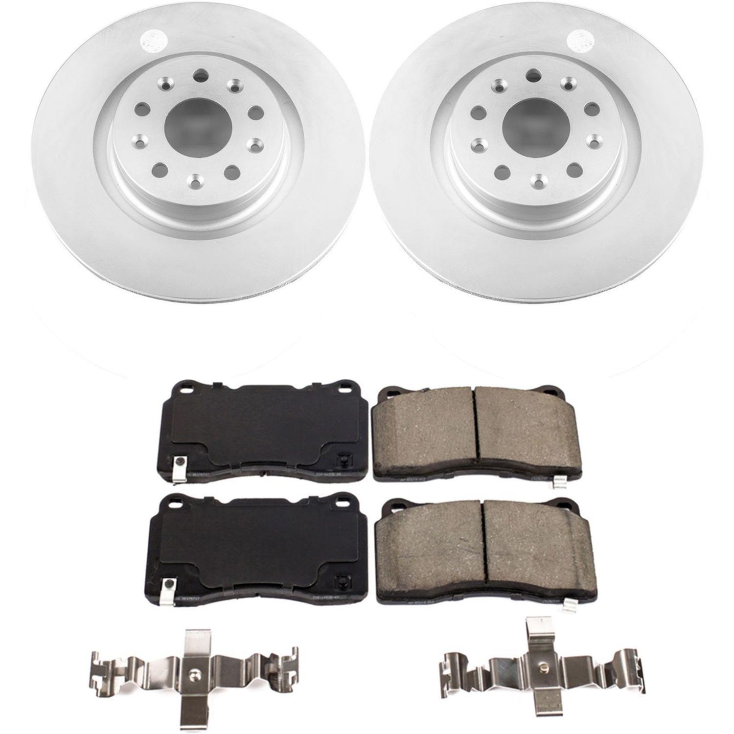 Power Stop 16-17 Cadillac CT6 Front & Rear Z17 Evolution Geomet Coated Brake Kit (1x psbCRK7289, 1x psbCRK7777) thumbnail 8