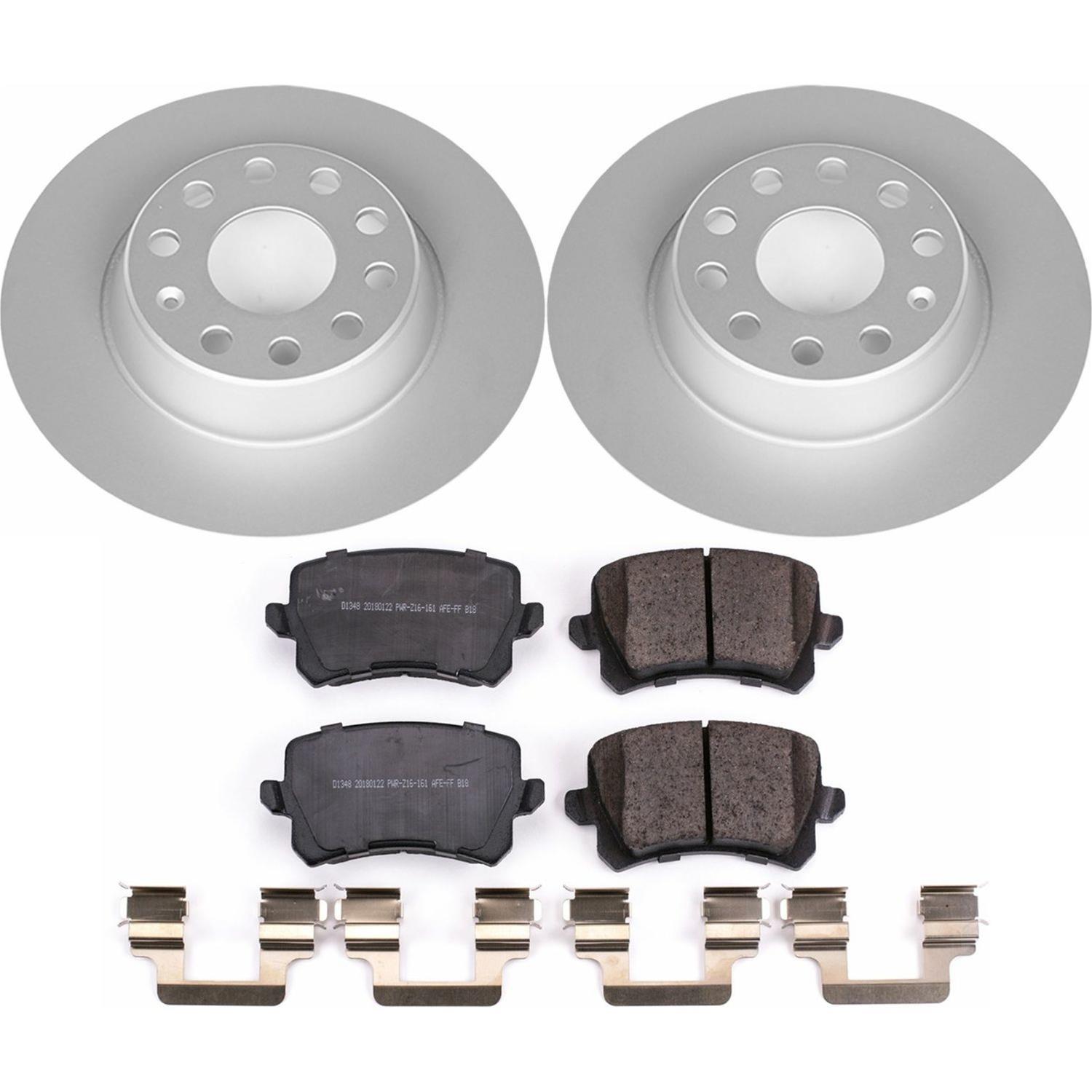 Power Stop 2009 Volkswagen Passat Front & Rear Z23 Evolution Sport Coated Brake Kit (1x psbCRK2259, 1x psbCRK7811) thumbnail 5