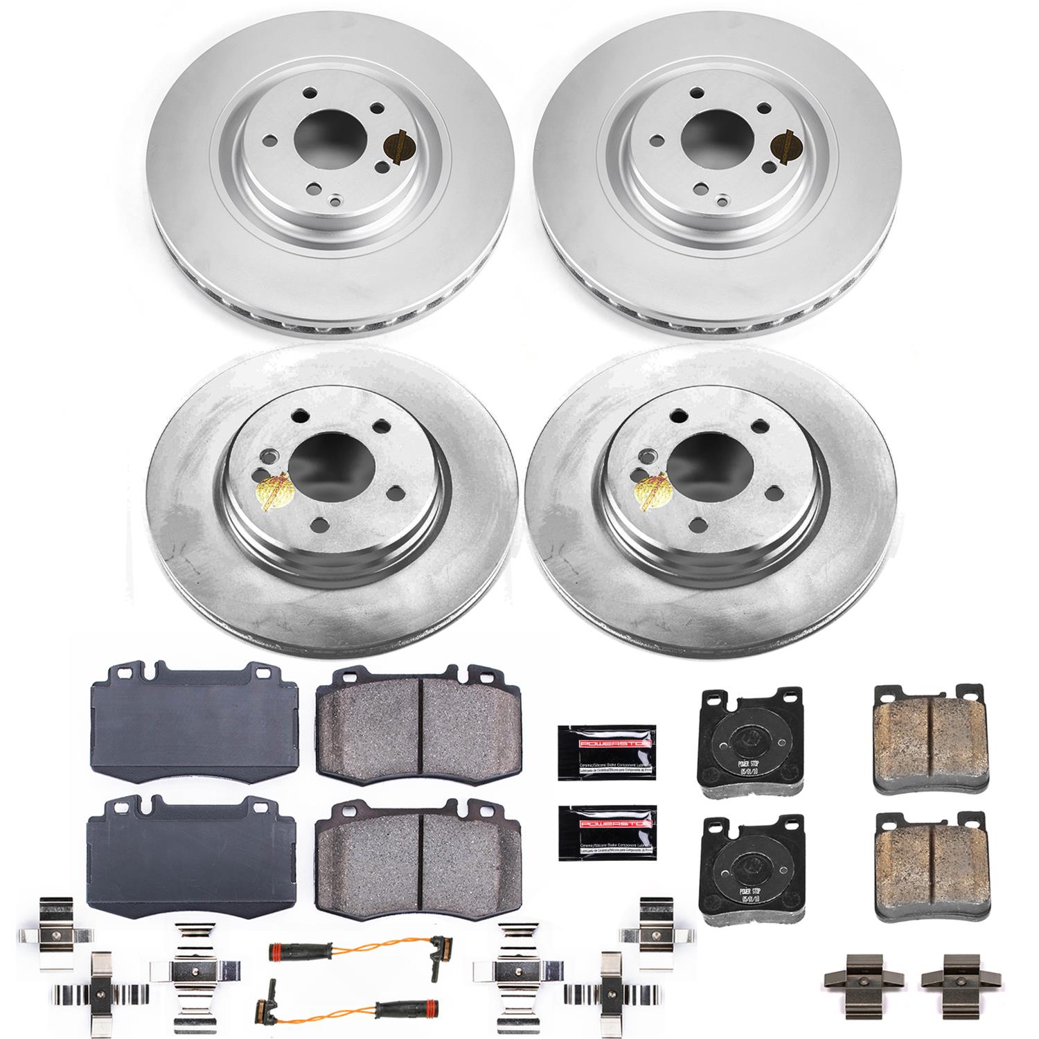 Power Stop 03-06 Mercedes-Benz CLK500 Front & Rear Z23 Evolution Sport Coated Brake Kit (1x psbCRK7788, 1x psbCRK6718) thumbnail 4