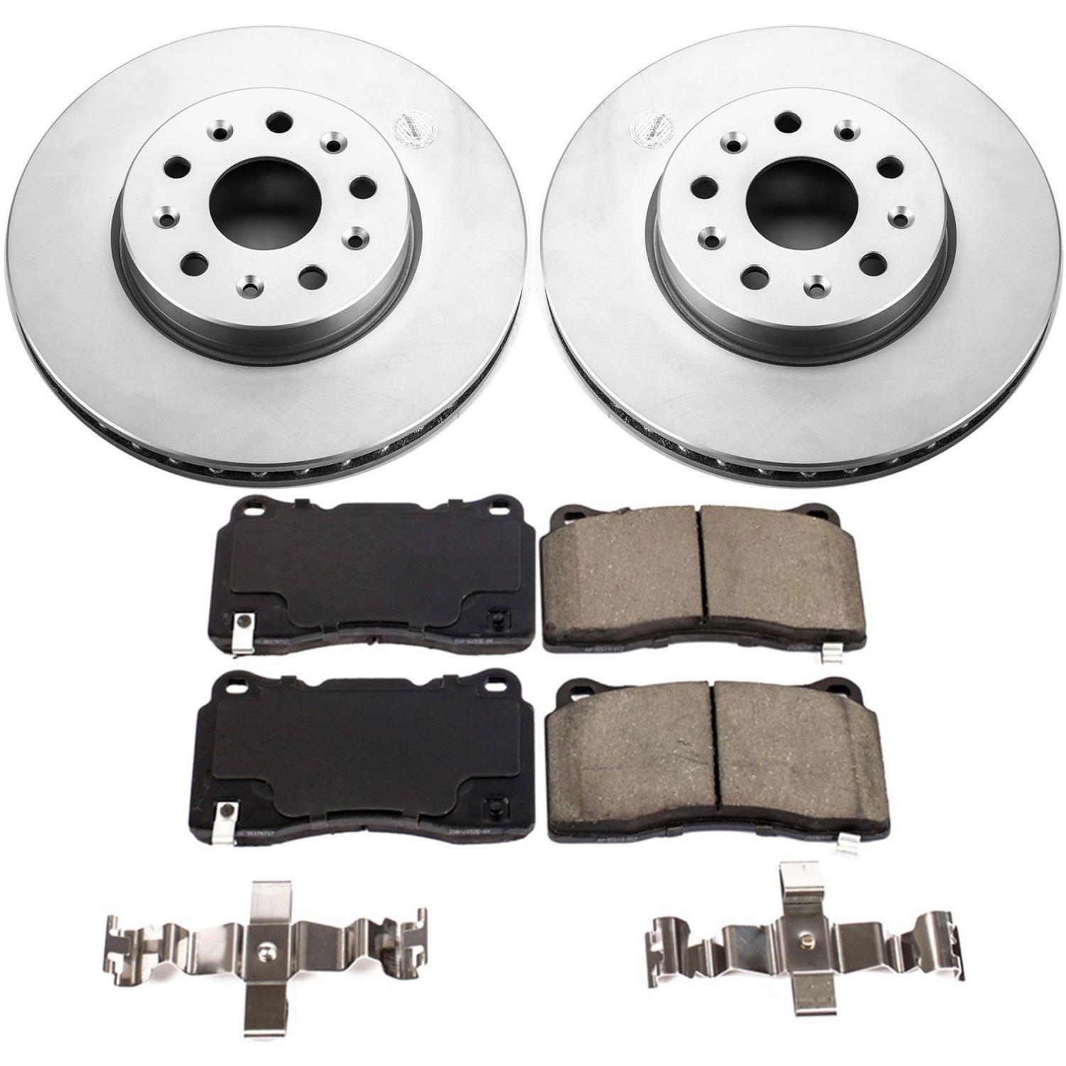 Power Stop 16-18 Cadillac CT6 Front & Rear Z17 Evolution Geomet Coated Brake Kit (1x psbCRK7289, 1x psbCRK7882) thumbnail 5