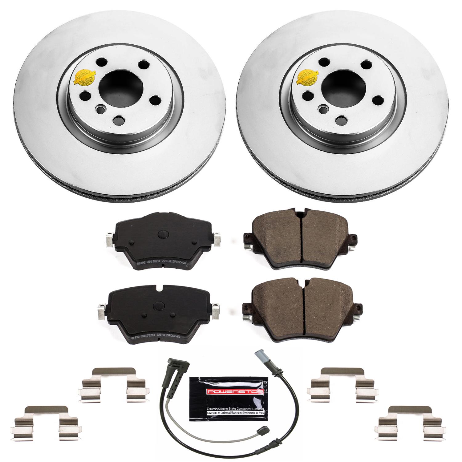 Power Stop 17-19 Mini Cooper Countryman Front & Rear Z23 Evolution Sport Coated Brake Kit (1x psbCRK7888, 1x psbCRK8111) thumbnail 2
