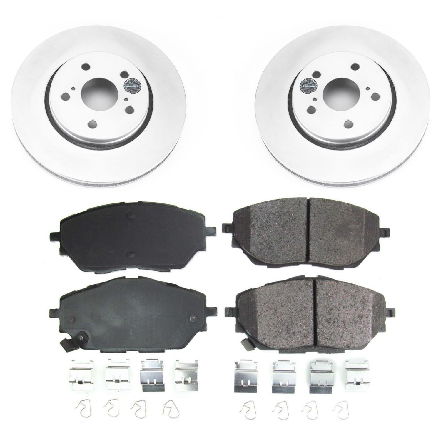 Power Stop 18-19 Toyota C-HR Front & Rear Z17 Evolution Geomet Coated Brake Kit (1x psbCRK7890, 1x psbCRK7739) thumbnail 4
