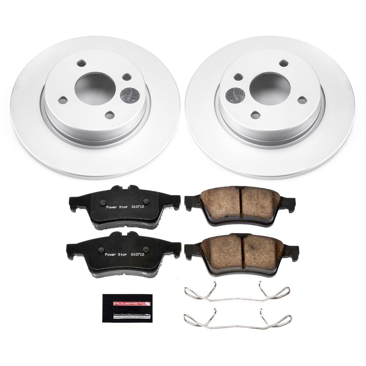 Power Stop 2018 Ford EcoSport Front & Rear Z17 Evolution Geomet Coated Brake Kit (1x psbCRK7884, 1x psbCRK7897) thumbnail 8