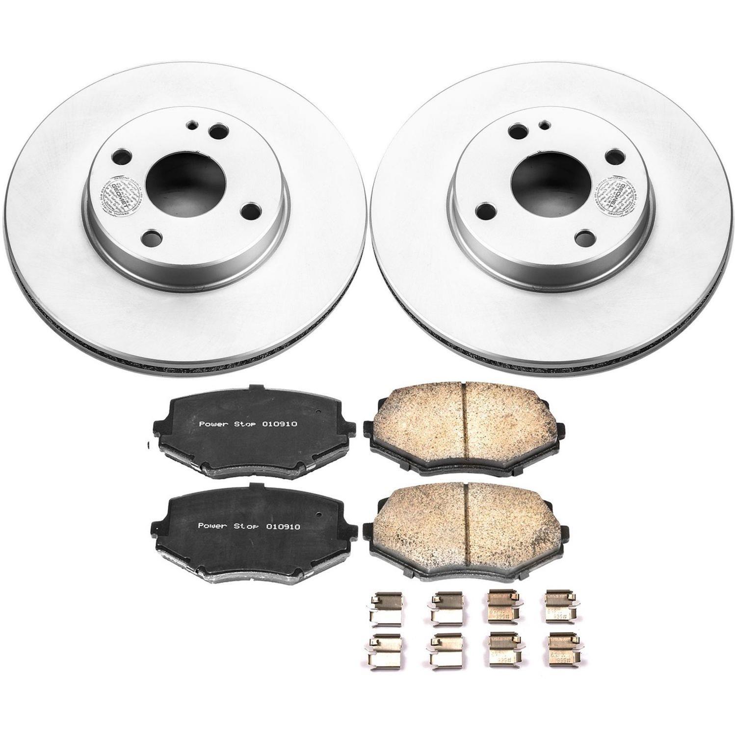 Power Stop 94-97 Mazda Miata Front & Rear Z17 Evolution Geomet Coated Brake Kit (1x psbCRK793, 1x psbCRK772) thumbnail 5