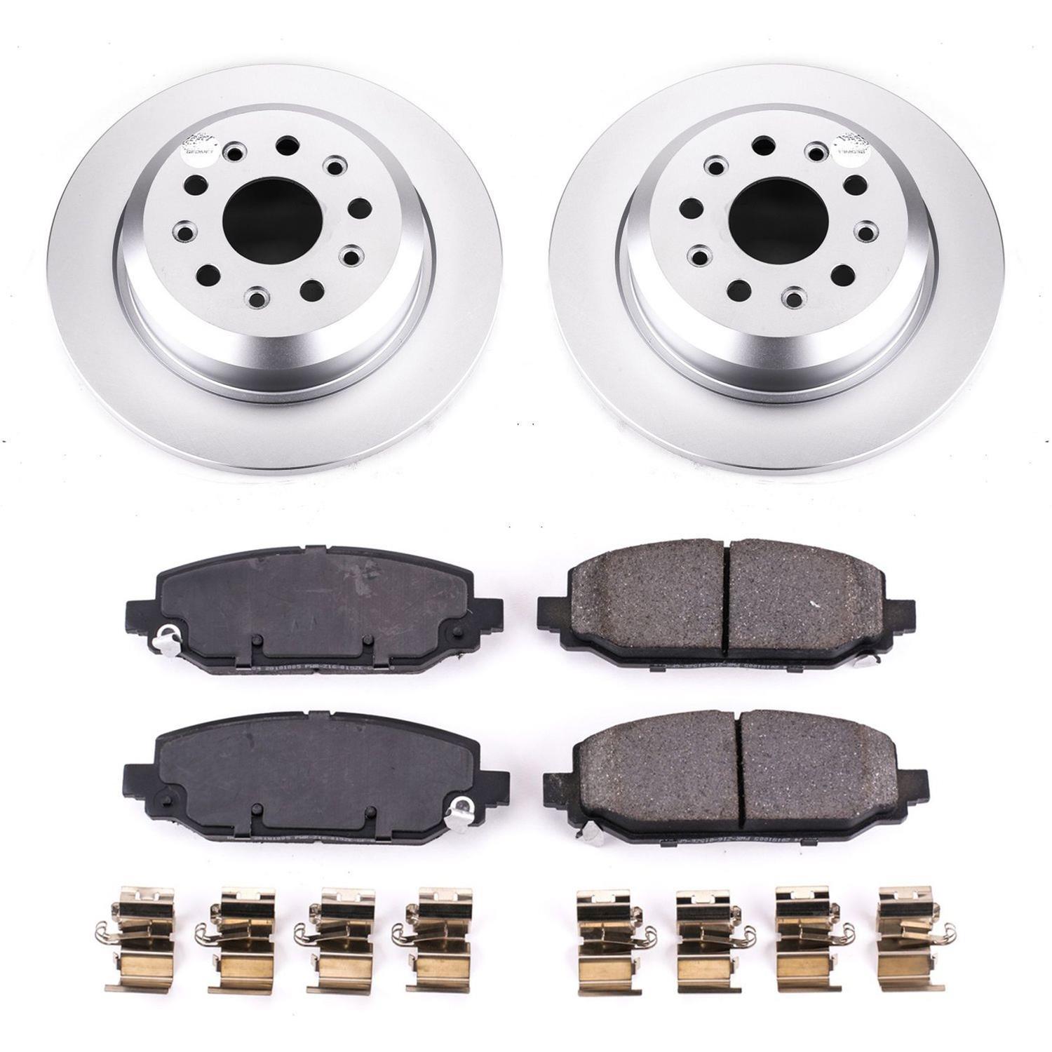 Power Stop 18-19 Jeep Wrangler Front & Rear Z17 Evolution Geomet Coated Brake Kit (1x psbCRK7940, 1x psbCRK7942) thumbnail 4