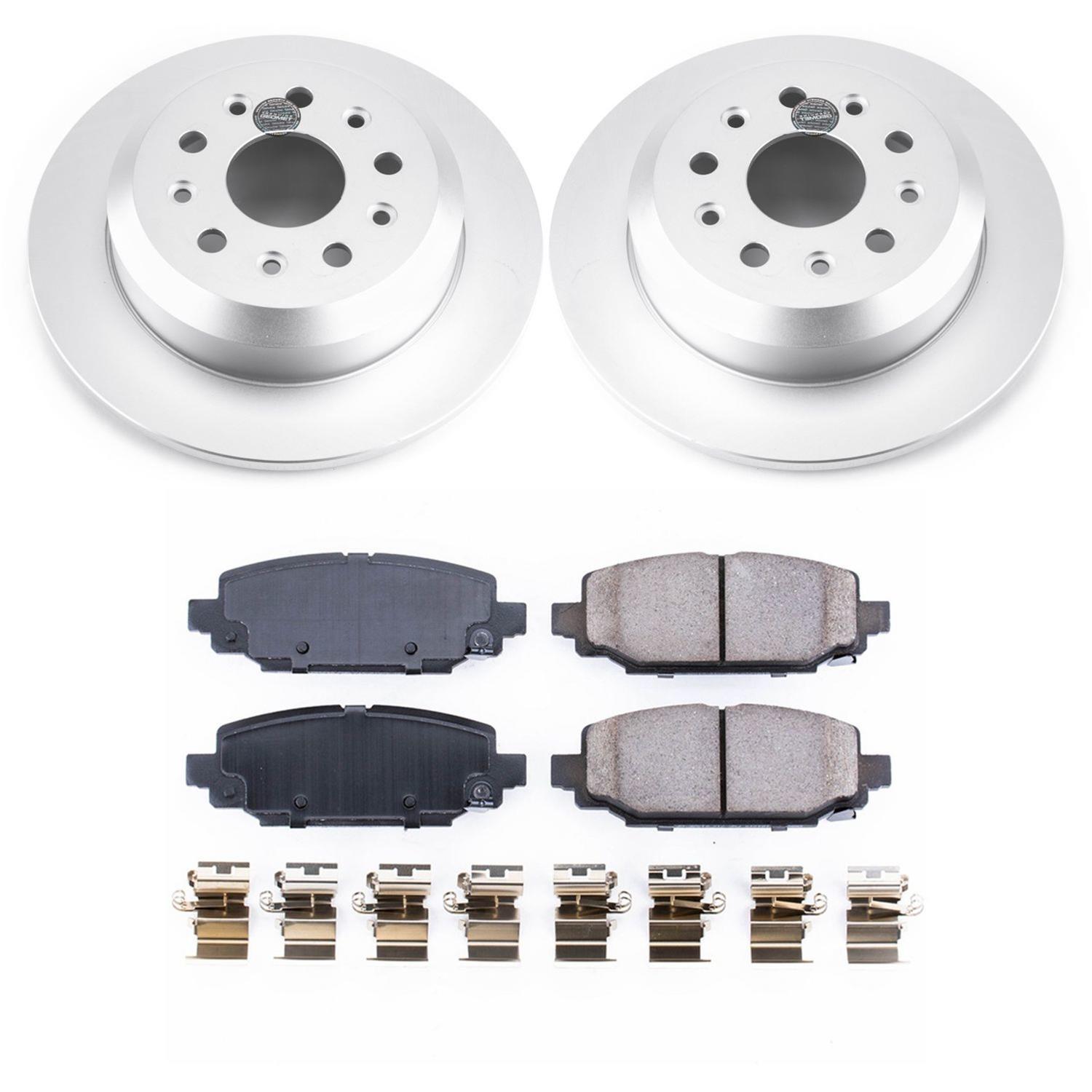 Power Stop 18-19 Jeep Wrangler Front & Rear Z17 Evolution Geomet Coated Brake Kit (1x psbCRK7941, 1x psbCRK7943) thumbnail 7