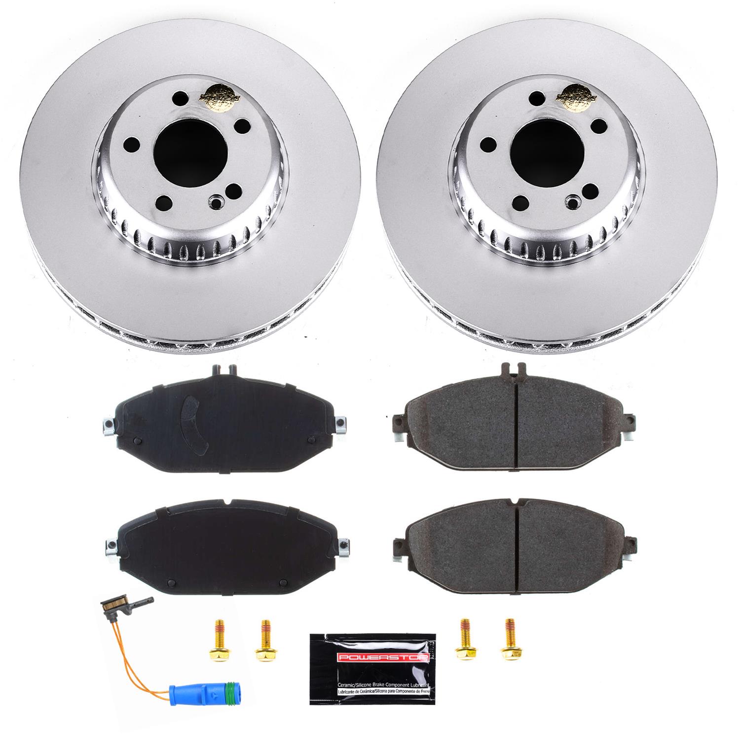 Power Stop 17-18 Mercedes-Benz C300 Front & Rear Z17 Evolution Geomet Coated Brake Kit (1x psbCRK7963, 1x psbCRK8152) thumbnail 4