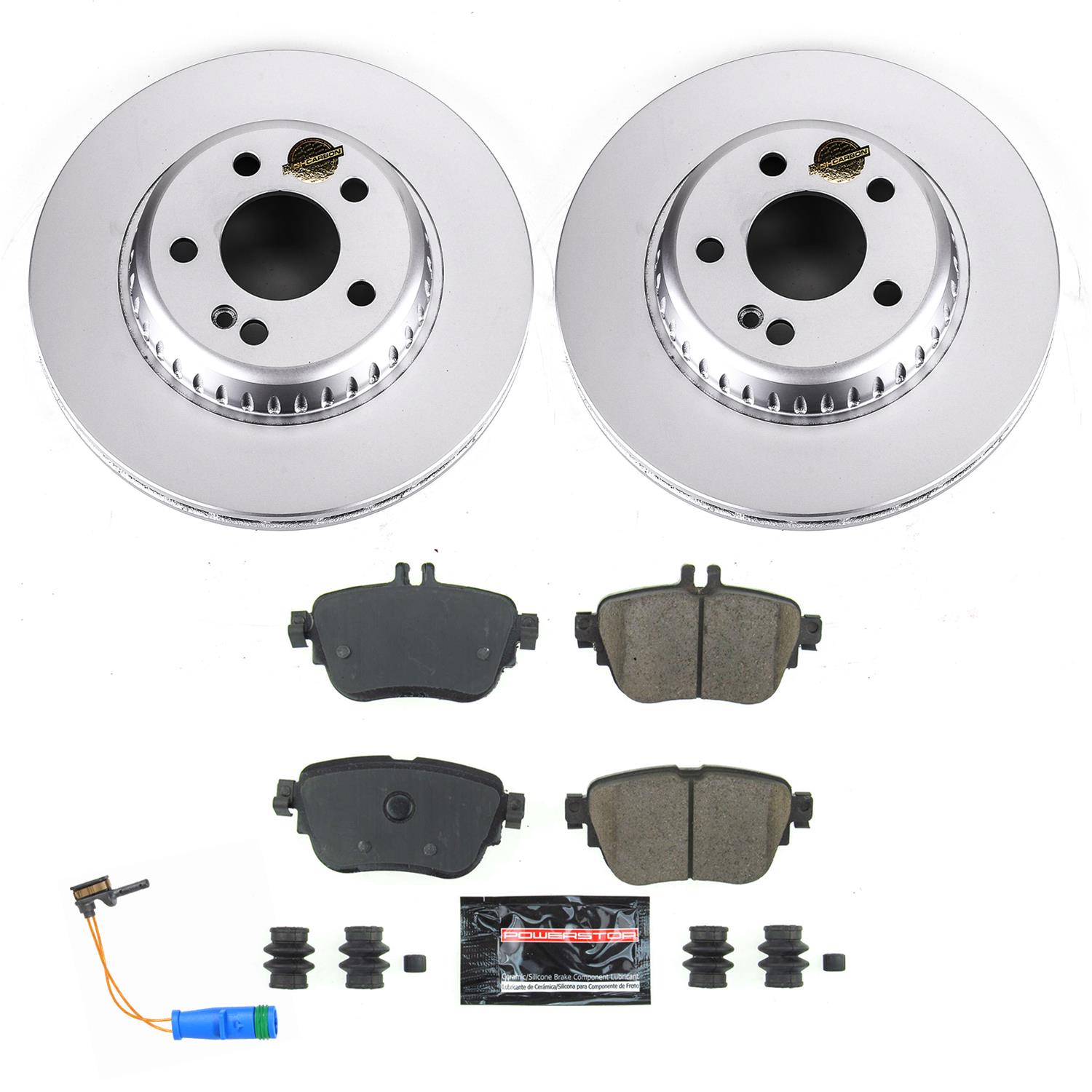 Power Stop 17-19 Mercedes-Benz E300 Front & Rear Z23 Evolution Sport Coated Brake Kit (1x psbCRK7968, 1x psbCRK7986) thumbnail 5