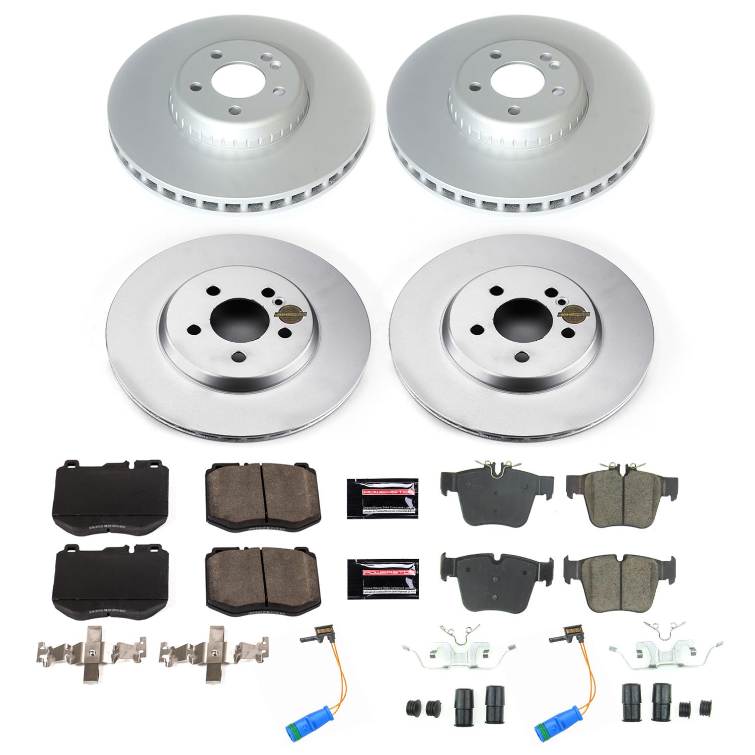 Power Stop 16-18 Mercedes-Benz GLC300 Front & Rear Z17 Evolution Geomet Coated Brake Kit (1x psbCRK7990, 1x psbCRK8073) thumbnail 4