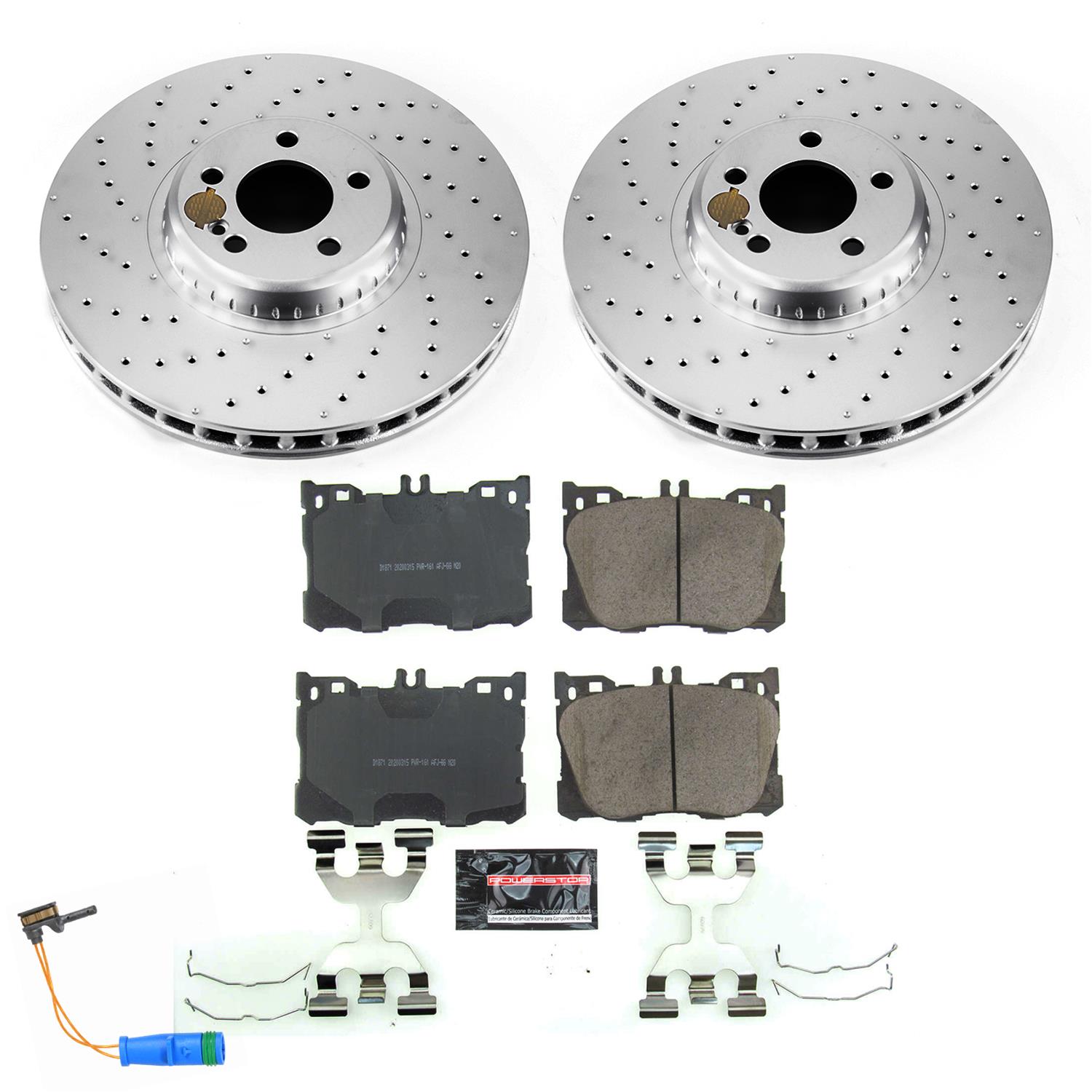 Power Stop 17-19 Mercedes-Benz E300 Front & Rear Z23 Evolution Sport Coated Brake Kit (1x psbCRK7968, 1x psbCRK7986) thumbnail 6