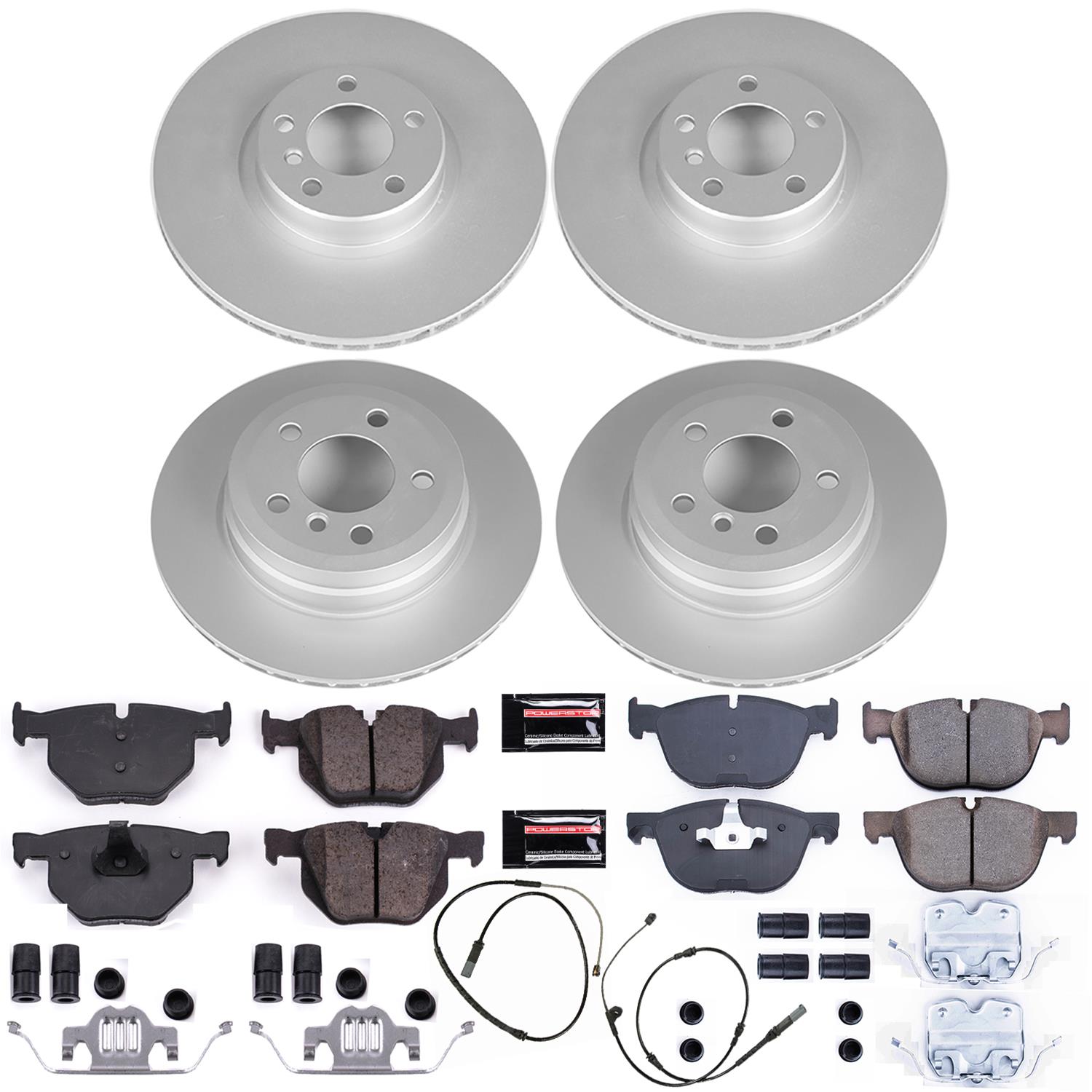 Power Stop 16-18 BMW X5 Front & Rear Z23 Evolution Sport Coated Brake Kit (1x psbCRK7429, 1x psbCRK6061) thumbnail 4