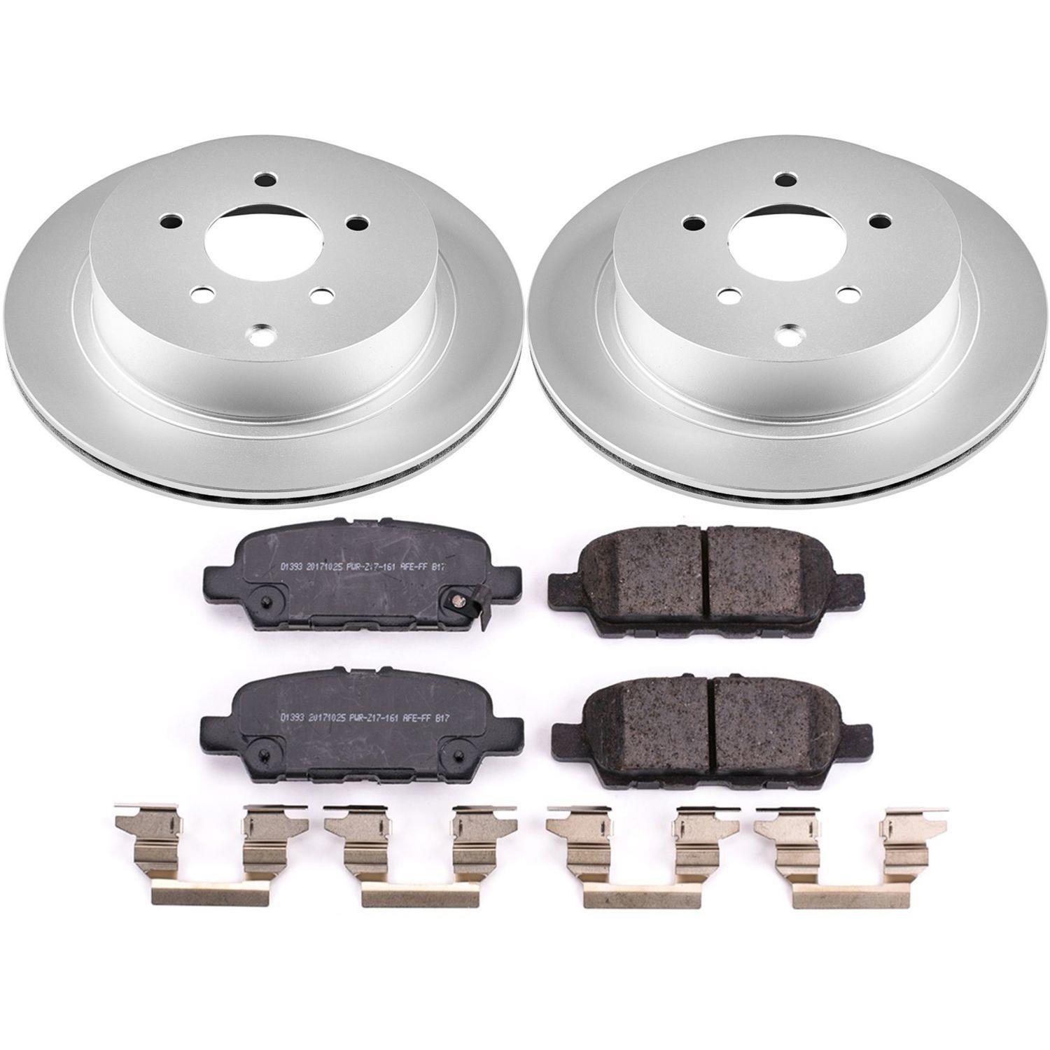 Power Stop 2014 Infiniti QX70 Front & Rear Z17 Coated Brake Kit (1x psbCRK8021, 1x psbCRK5264) thumbnail 6