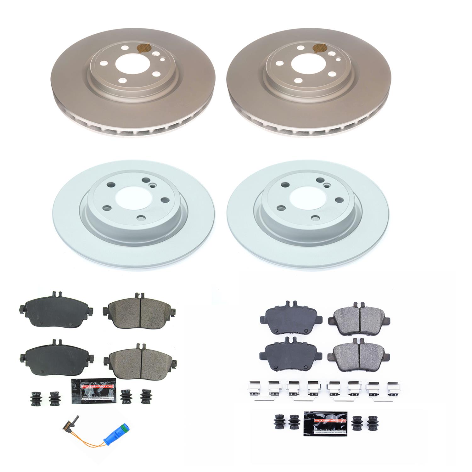 Power Stop 17-19 Infiniti QX30 Front & Rear Z17 Evolution Geomet Coated Brake Kit (1x psbCRK7377, 1x psbCRK7674) thumbnail 5