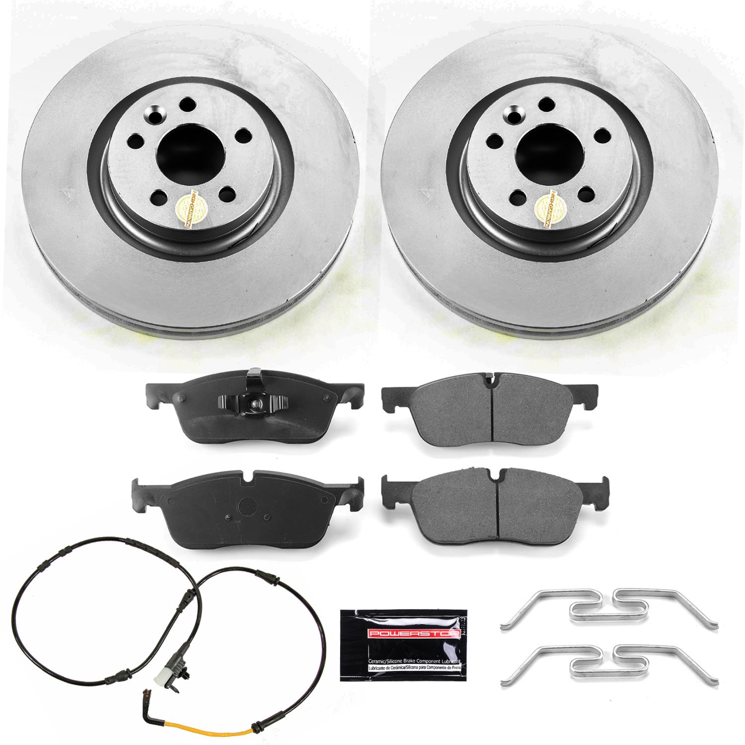 Power Stop 2018 Jaguar E-Pace Front & Rear Z23 Evolution Sport Coated Brake Kit (1x psbCRK8109, 1x psbCRK8107) thumbnail 9