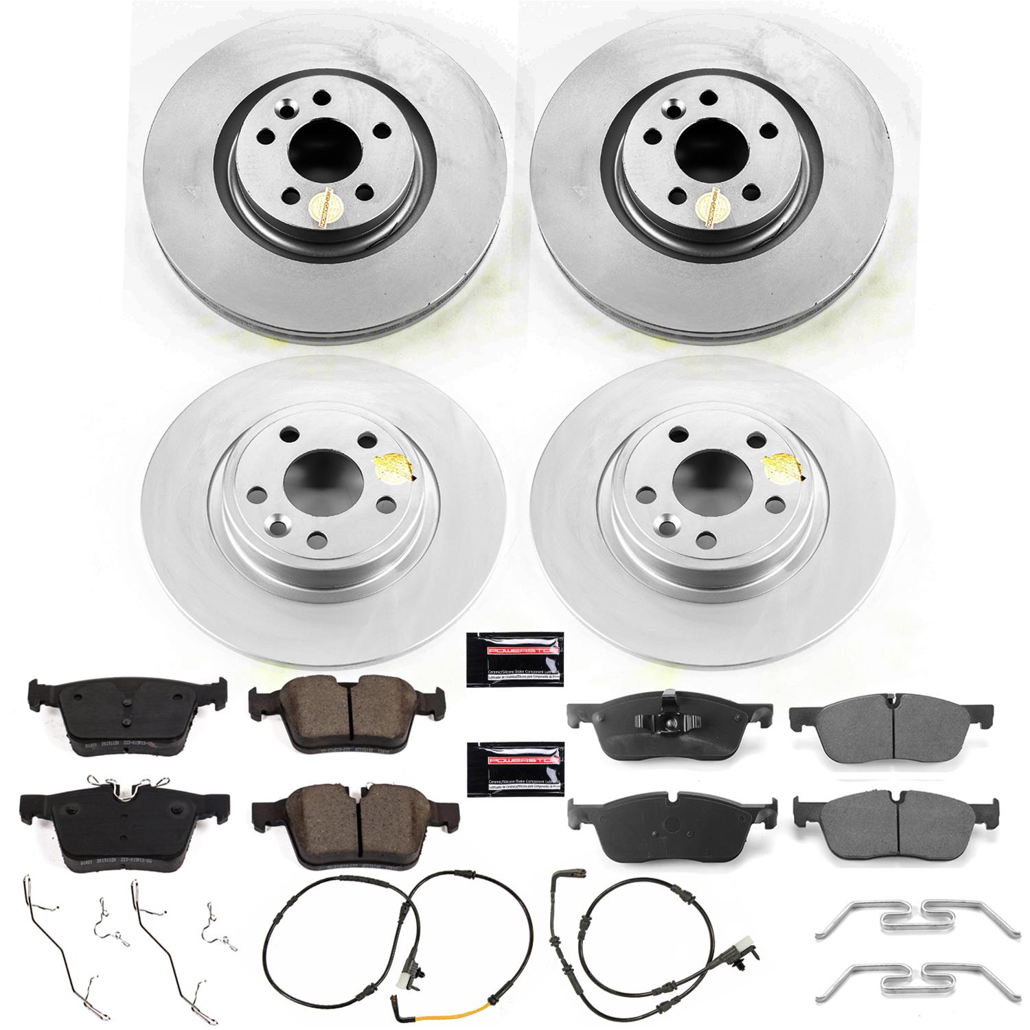 Power Stop 2018 Jaguar E-Pace Front & Rear Z23 Evolution Sport Coated Brake Kit (1x psbCRK8109, 1x psbCRK8107) thumbnail 8