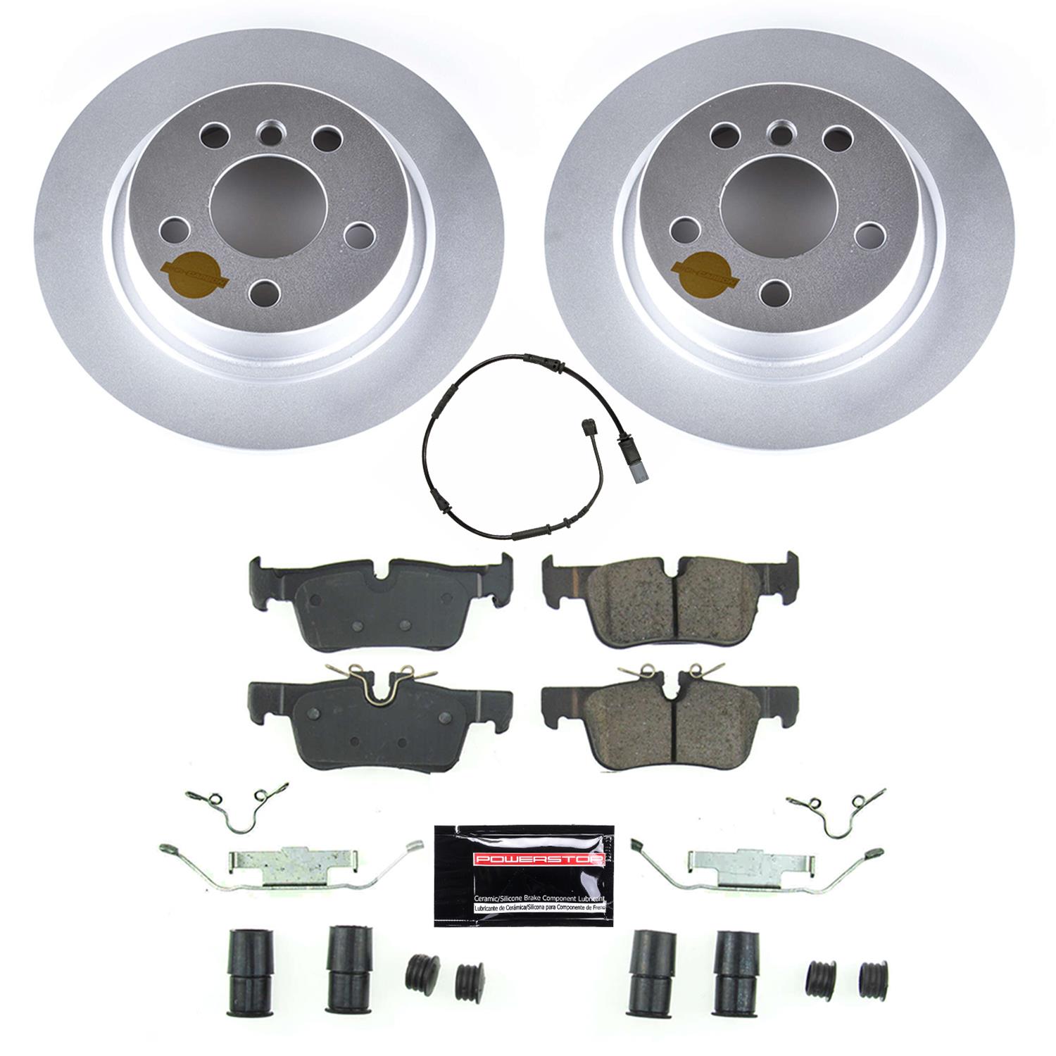 Power Stop 17-19 Mini Cooper Countryman Front & Rear Z23 Evolution Sport Coated Brake Kit (1x psbCRK7888, 1x psbCRK8111) thumbnail 3