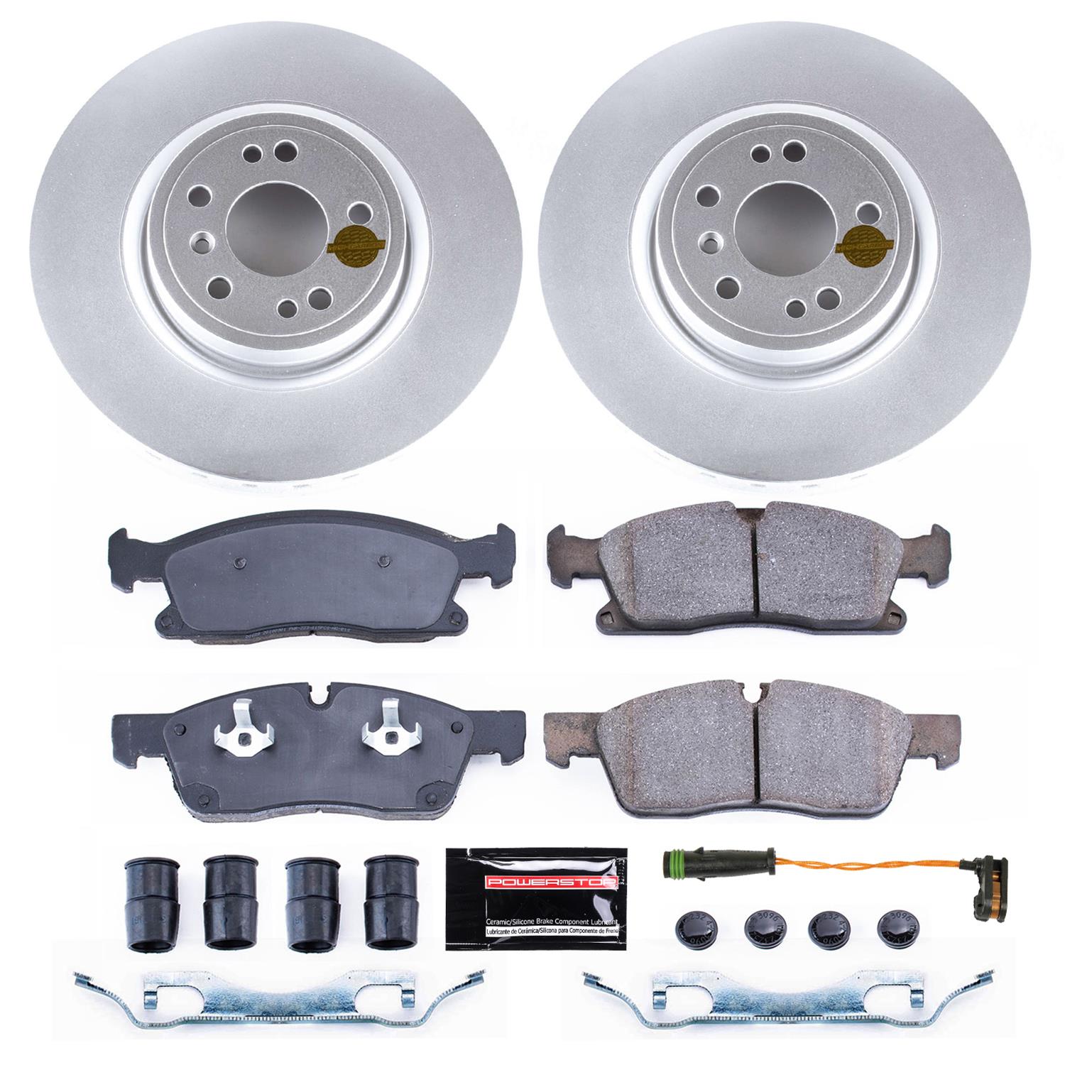Power Stop 2018 Mercedes-Benz GLE350 Front & Rear Z23 Evolution Sport Coated Brake Kit (1x psbCRK7440, 1x psbCRK8114) thumbnail 4