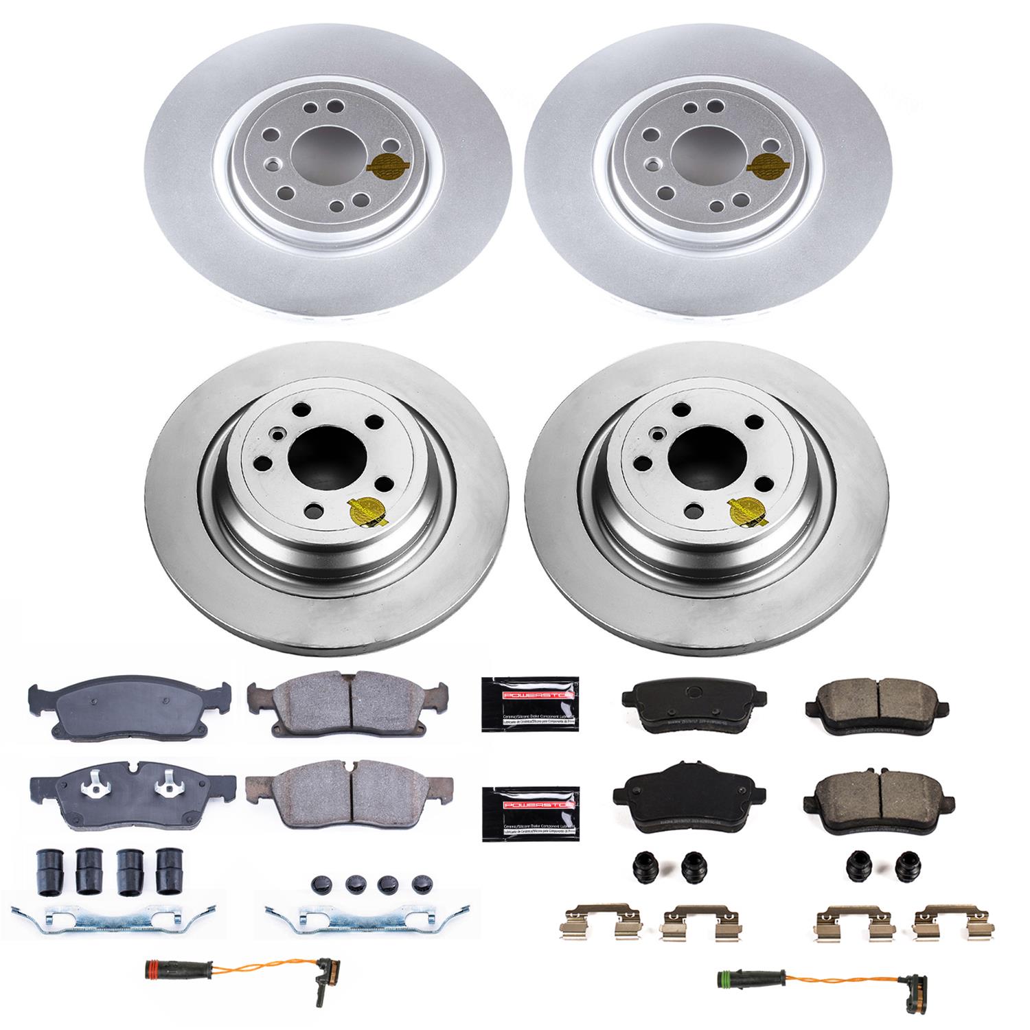 Power Stop 2018 Mercedes-Benz GLE350 Front & Rear Z23 Evolution Sport Coated Brake Kit (1x psbCRK7440, 1x psbCRK8114) thumbnail 5