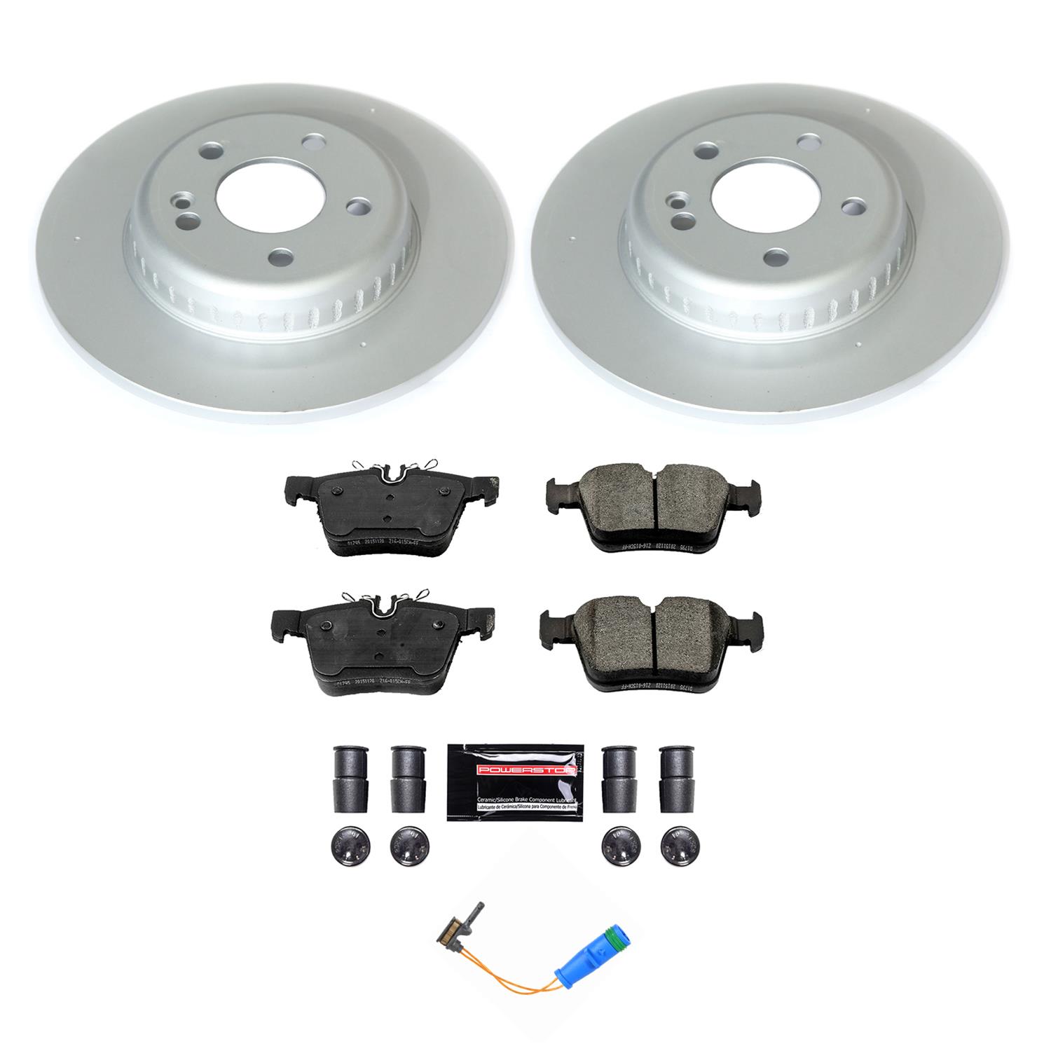 Power Stop 17-18 Mercedes-Benz C300 Front & Rear Z17 Evolution Geomet Coated Brake Kit (1x psbCRK7963, 1x psbCRK8152) thumbnail 7