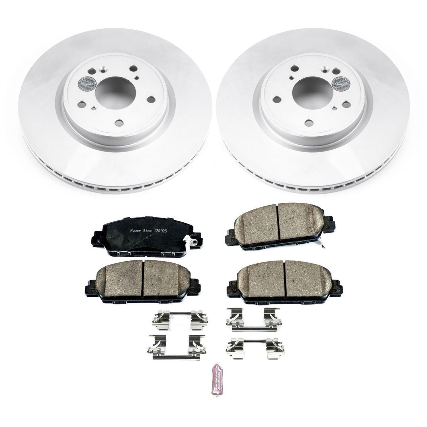 Power Stop 23-24 Acura Integra Front and Rear Z17 Coated Brake Kit thumbnail 6