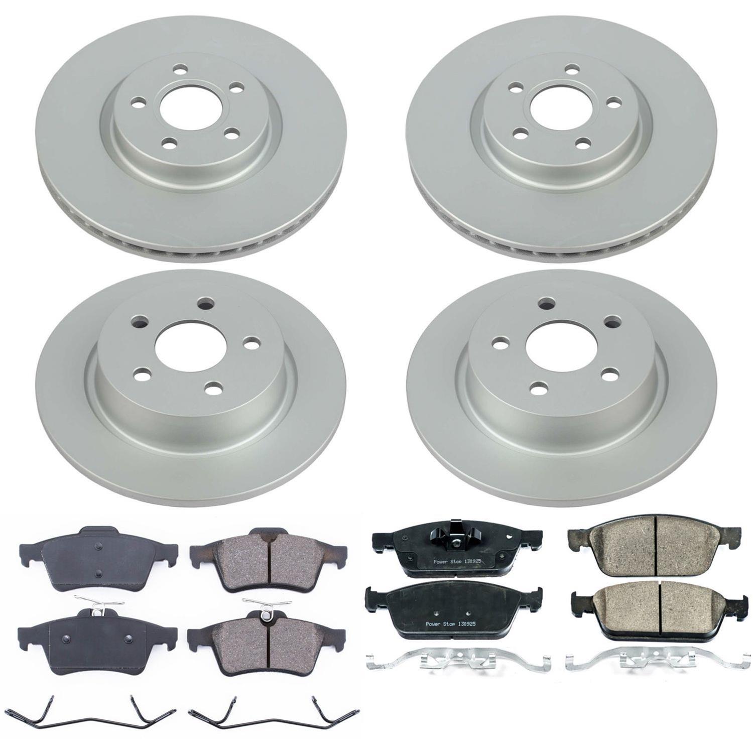 Power Stop 18-19 Ford Transit Connect Front & Rear Z17 Evolution Geomet Coated Brake Kit (1x psbCRK8175, 1x psbCRK8176) thumbnail 5