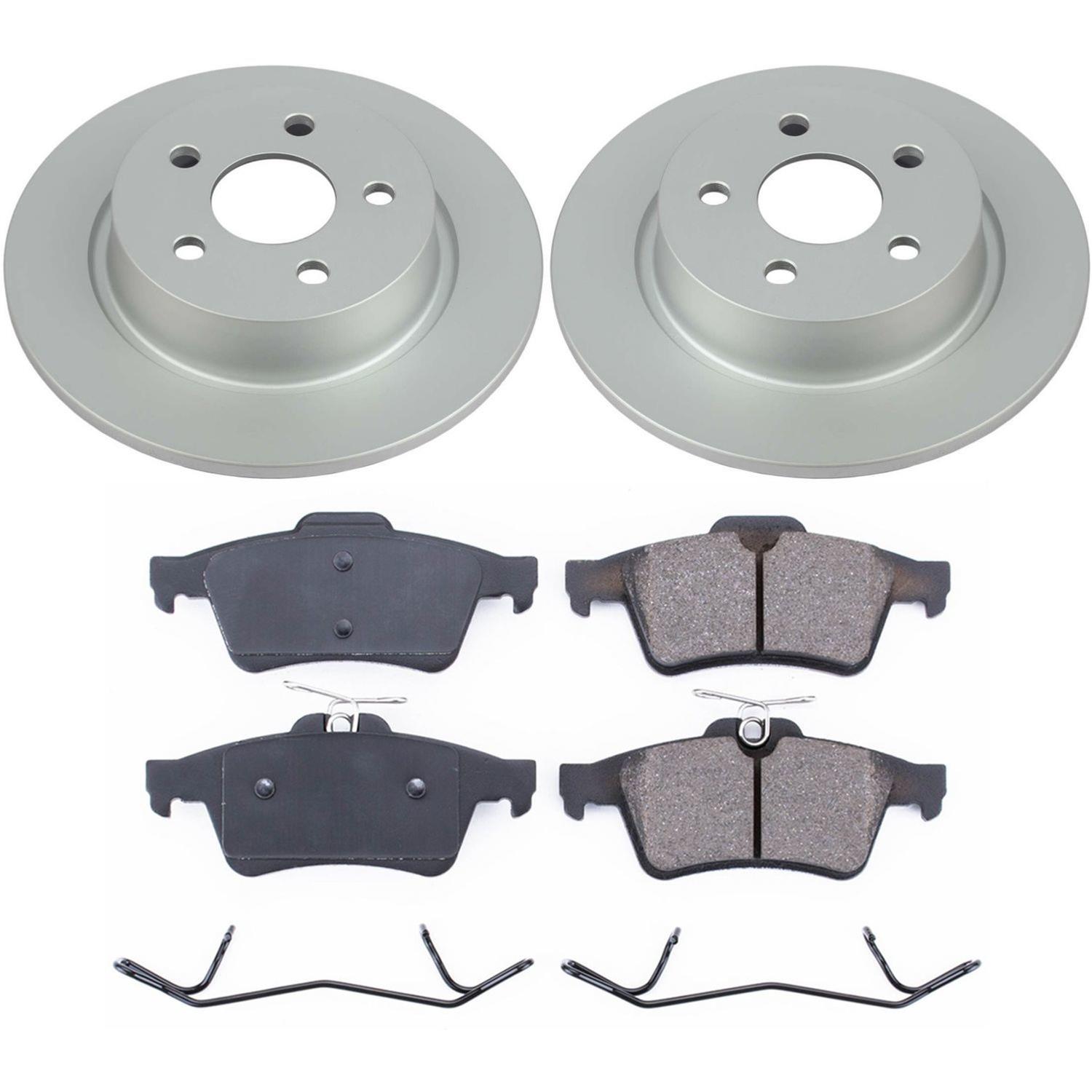 Power Stop 18-19 Ford Transit Connect Front & Rear Z17 Evolution Geomet Coated Brake Kit (1x psbCRK8175, 1x psbCRK8176) thumbnail 8